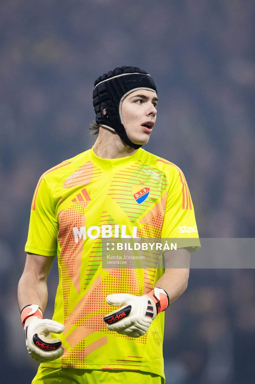 Djurgårdens målvakt Jacob Widell Zetterström