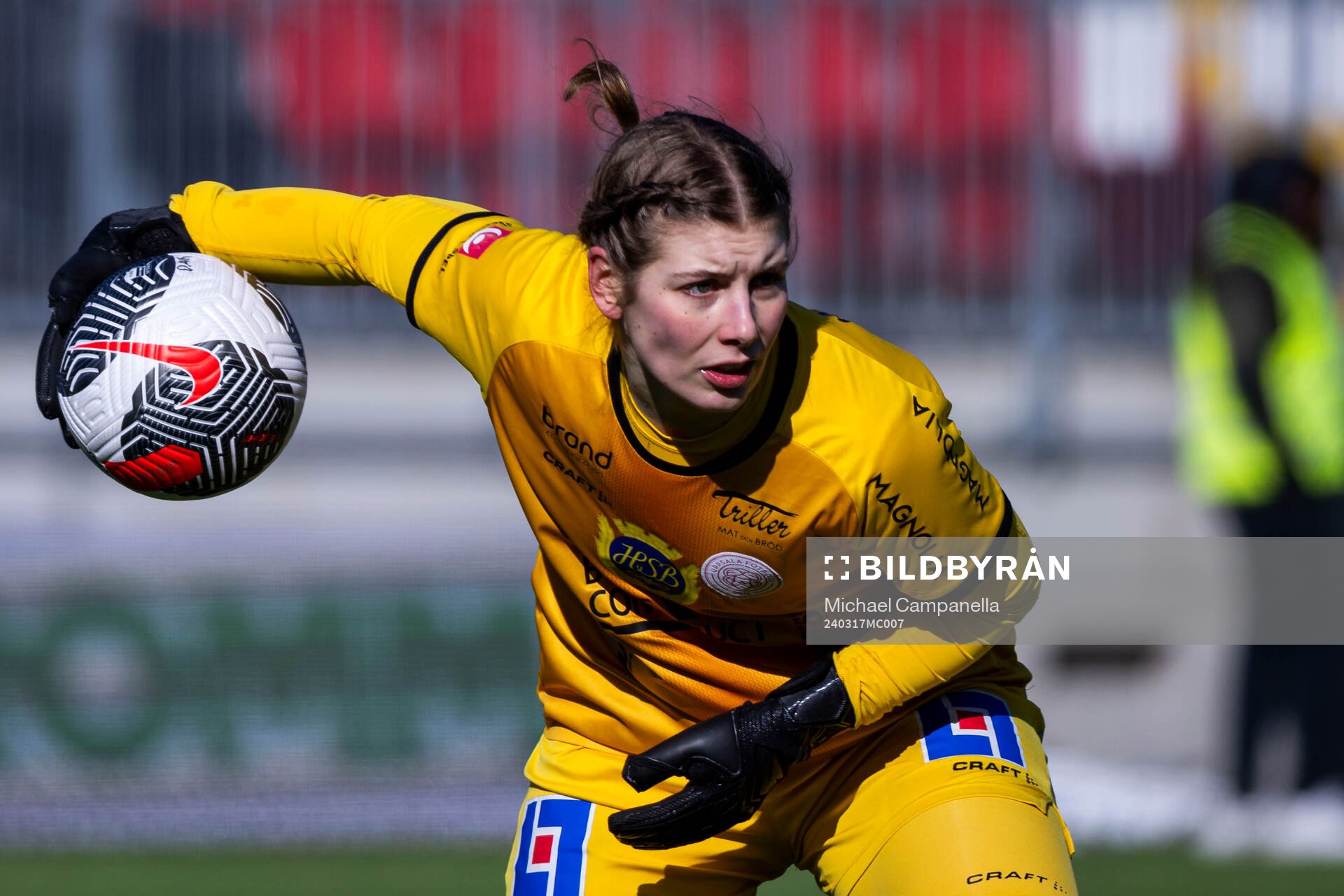 IK Uppsalas målvakt Matilda Nurmi