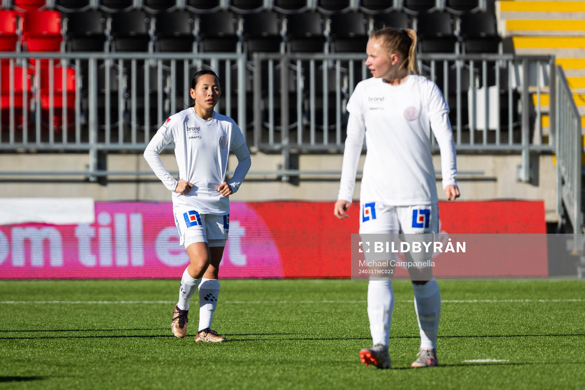 IK Uppsalas Amanda Sundström deppar