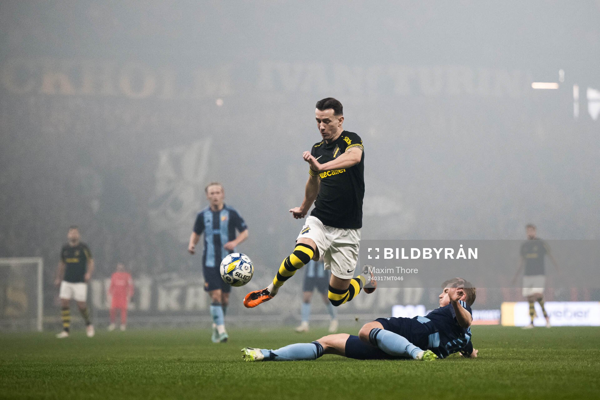 AIKs Bersant Celina och Djurgårdens Samuel Leach Holm
