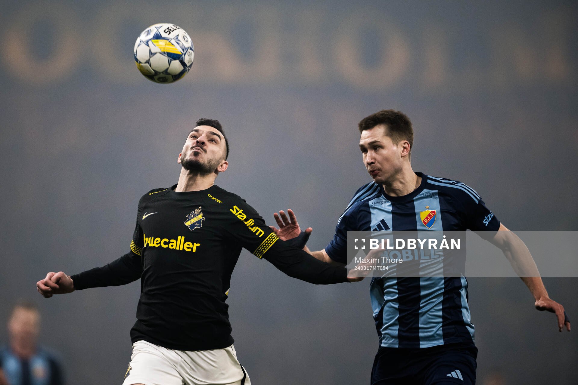 AIKs Ioannis Pittas och Djurgårdens Miro Tenho