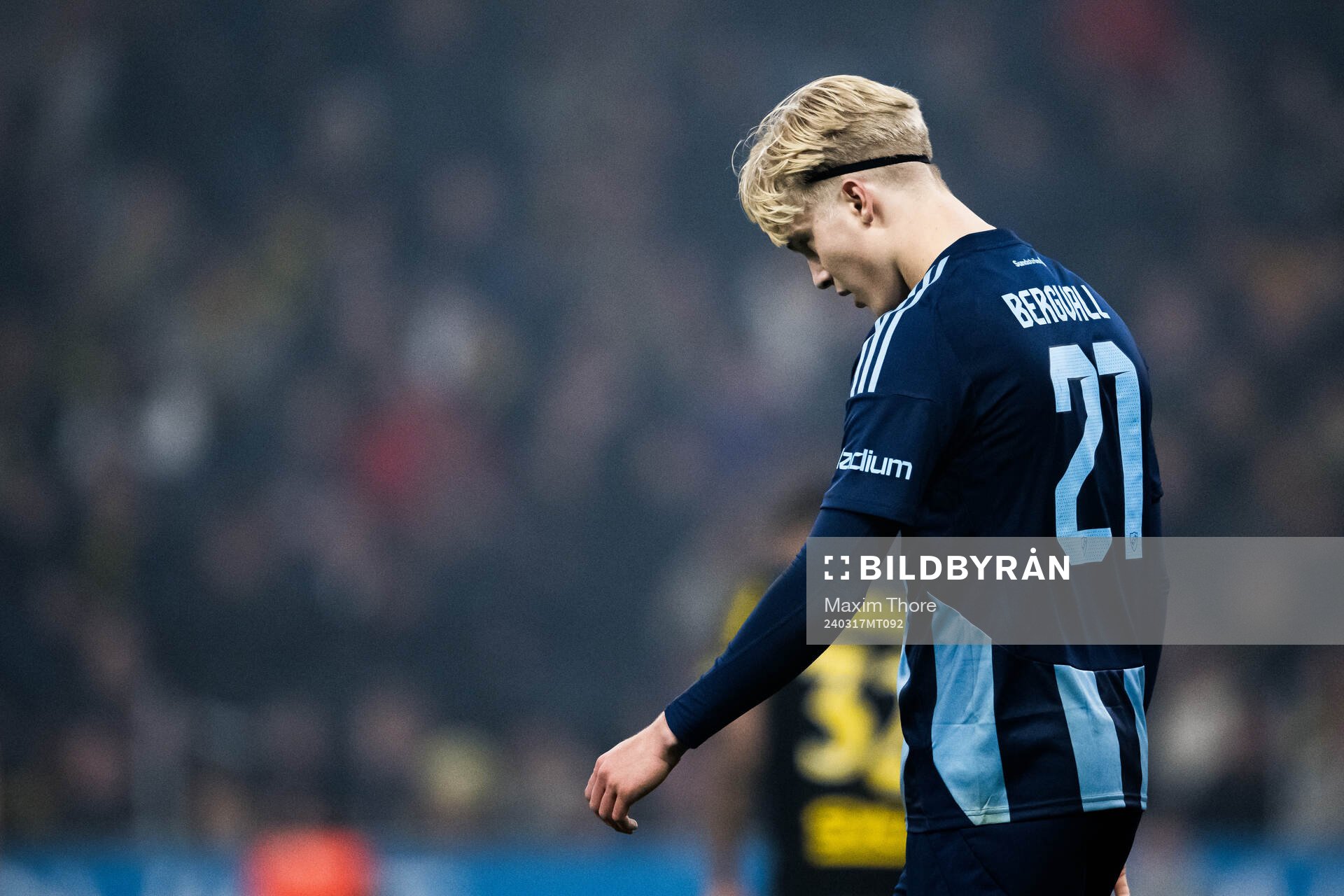 Djurgårdens Lucas Bergvall deppar