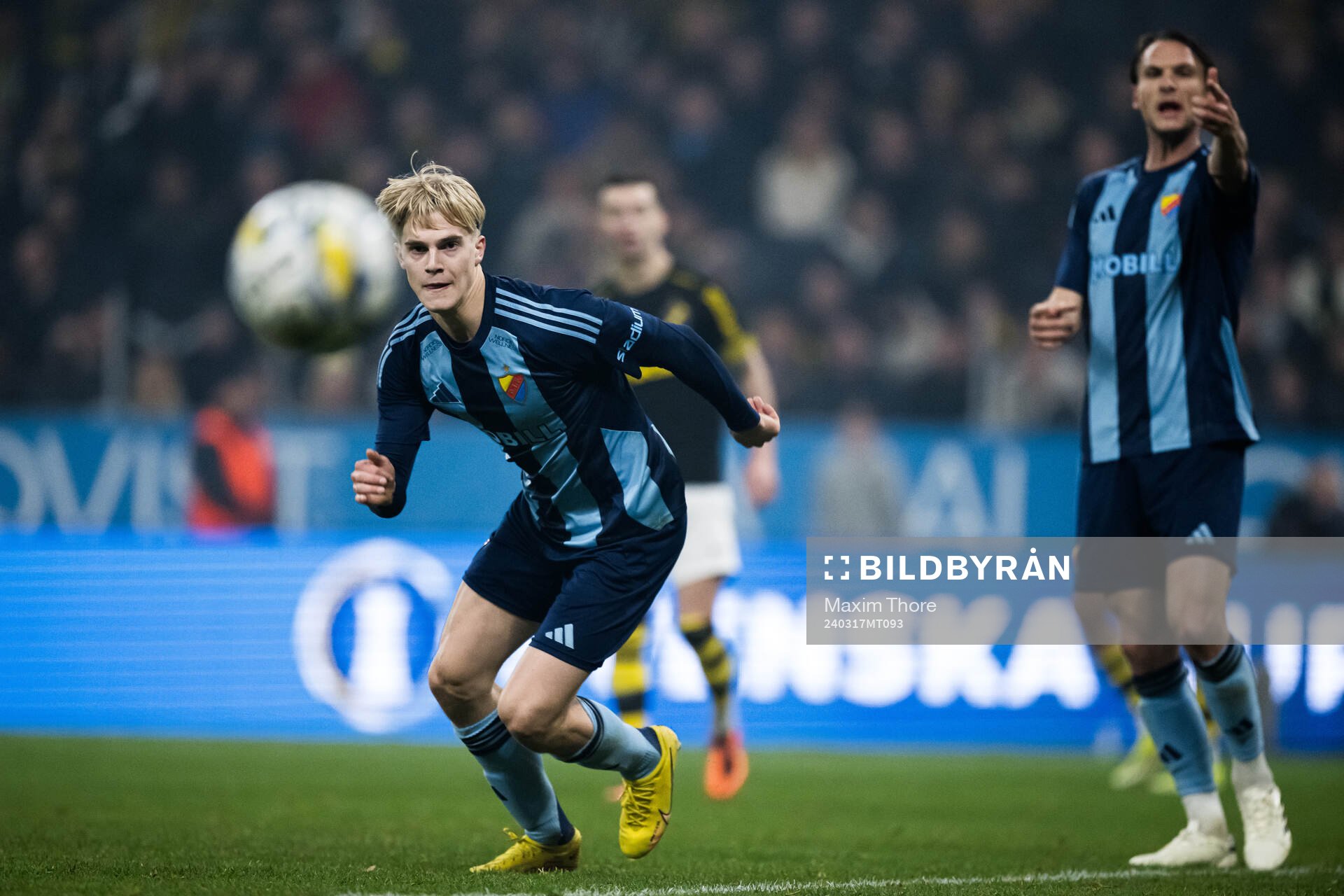 Djurgårdens Lucas Bergvall och Albin Ekdal