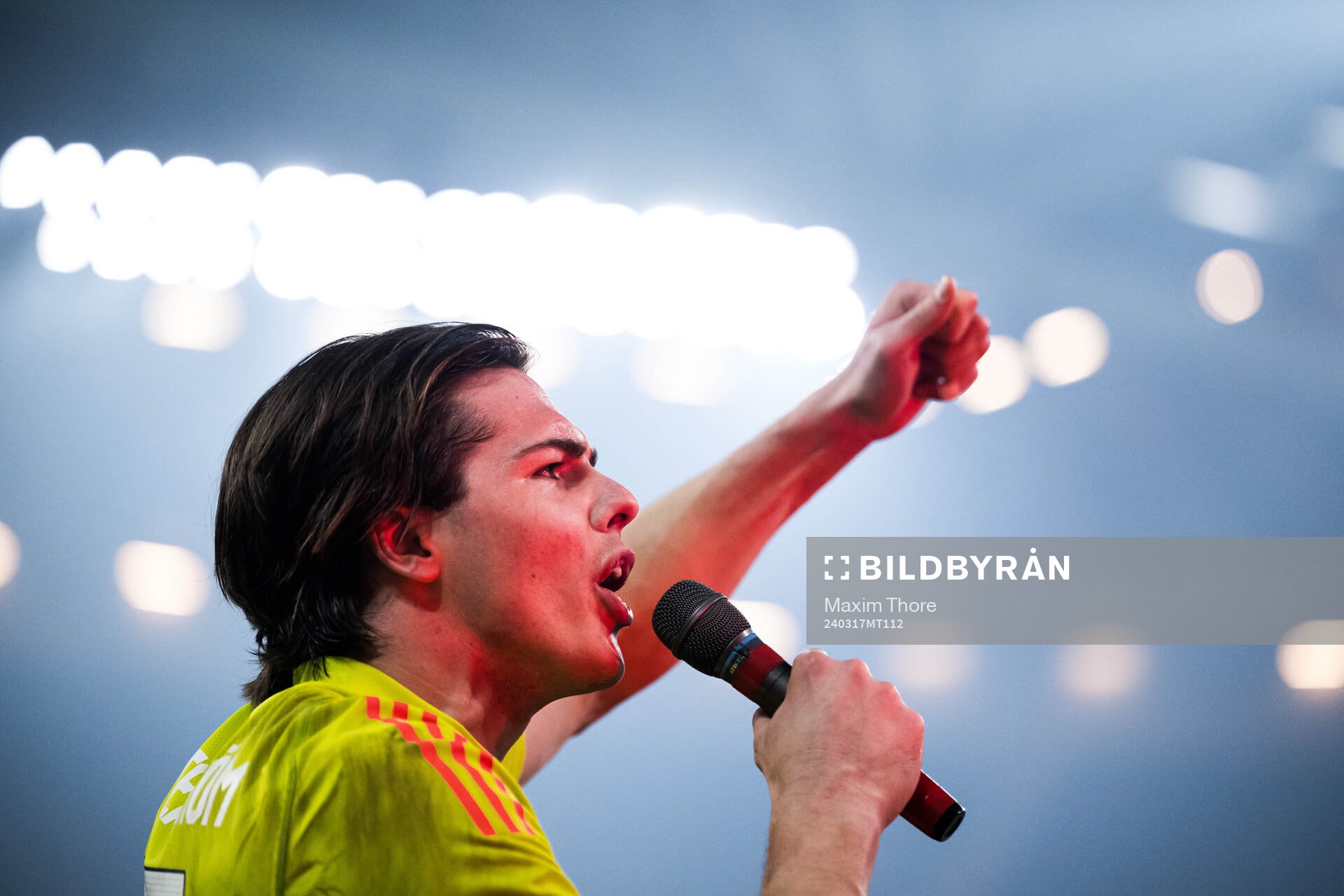 Djurgårdens målvakt Jacob Widell Zetterström jublar