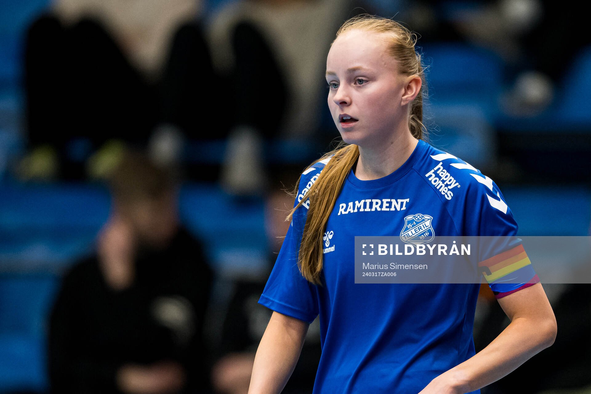 Marie Methi of Tiller during the Norwegian Championship futsal final match between NTNUI and Tiller on March 17, 2024 in Drammen.
