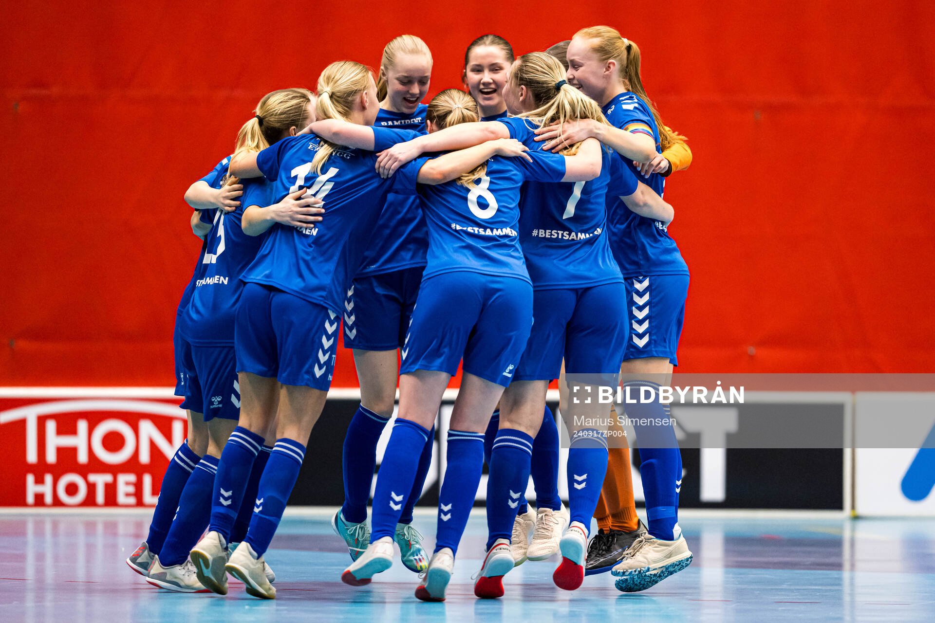 Players of Tiller celebrates