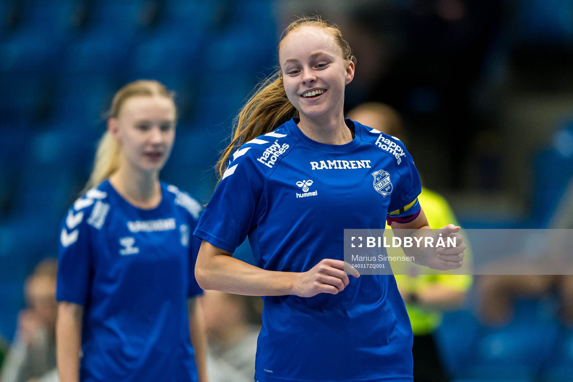 Marie Methi of Tiller celebrates