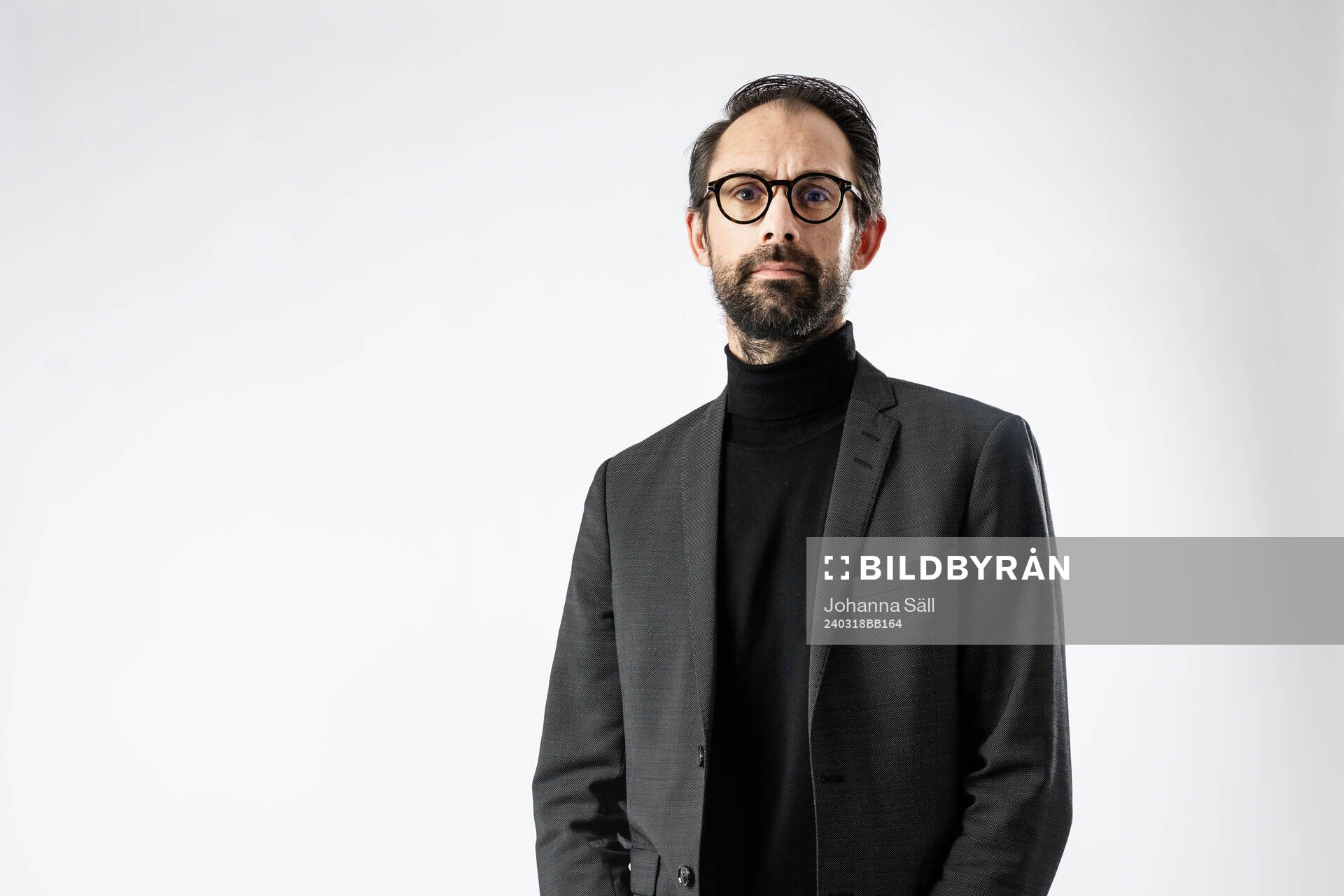 Tobias Tibell, stabschef Svenska fotbollförbundet, poserar för ett porträtt under fotbollsallsvenskans upptaktsträff den 18 mars 2024 i Stockholm.