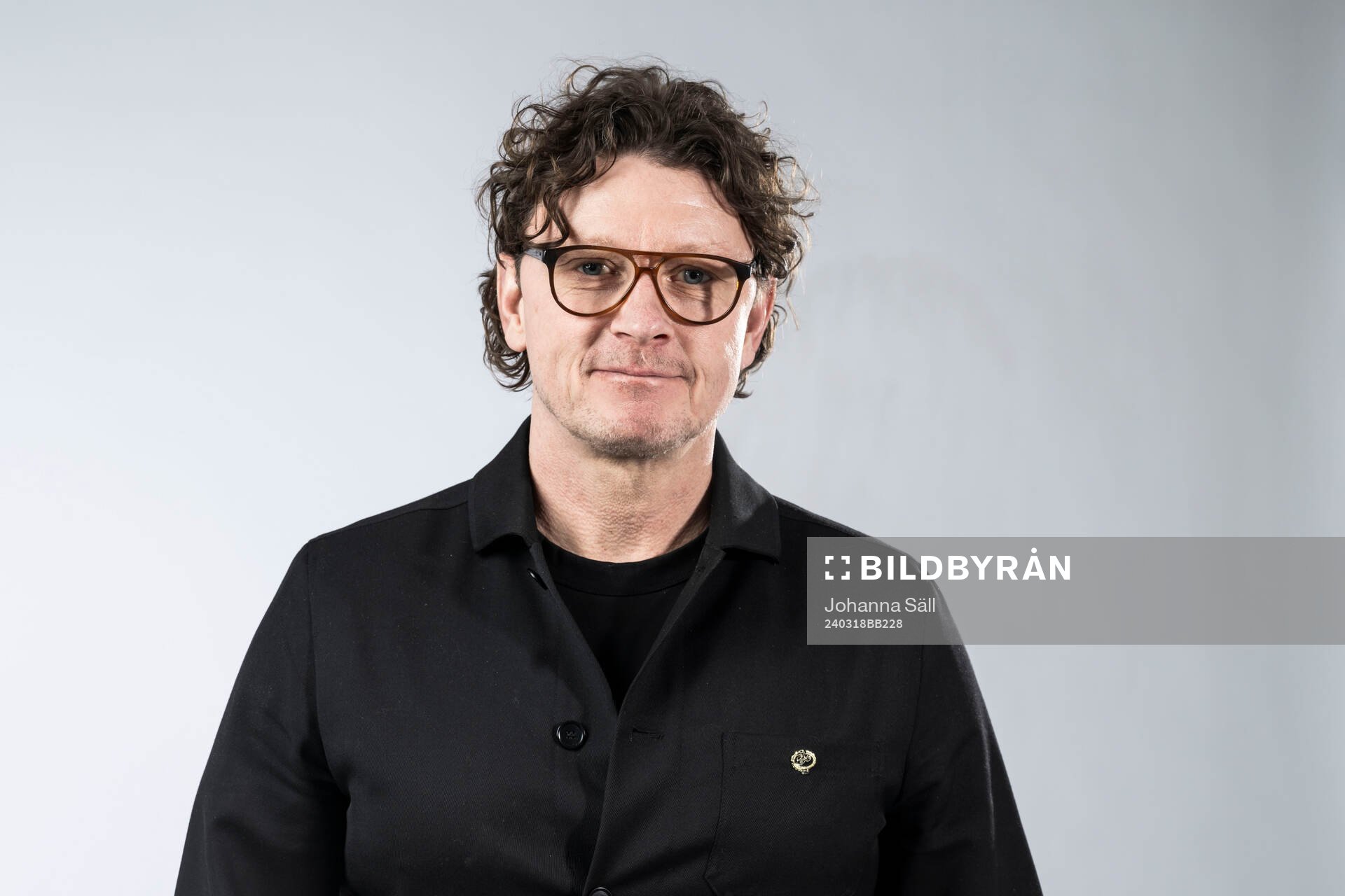 Stefan Andreasson, klubbchef Elfsborg, poserar för ett porträtt under fotbollsallsvenskans upptaktsträff den 18 mars 2024 i Stockholm. 