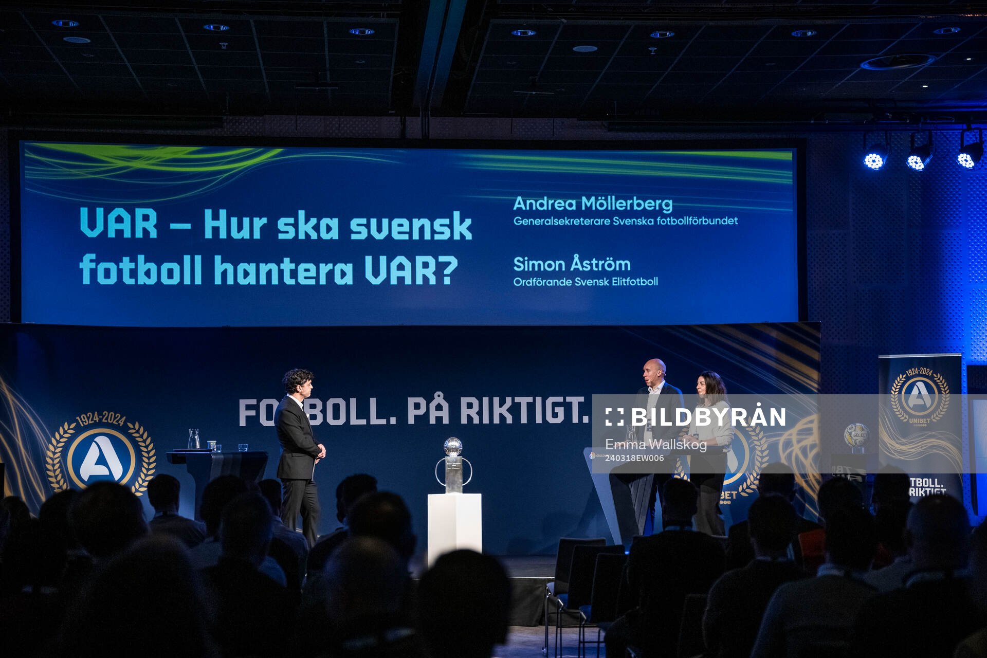 Simon Åström, SEF, och Andrea Möllerberg,