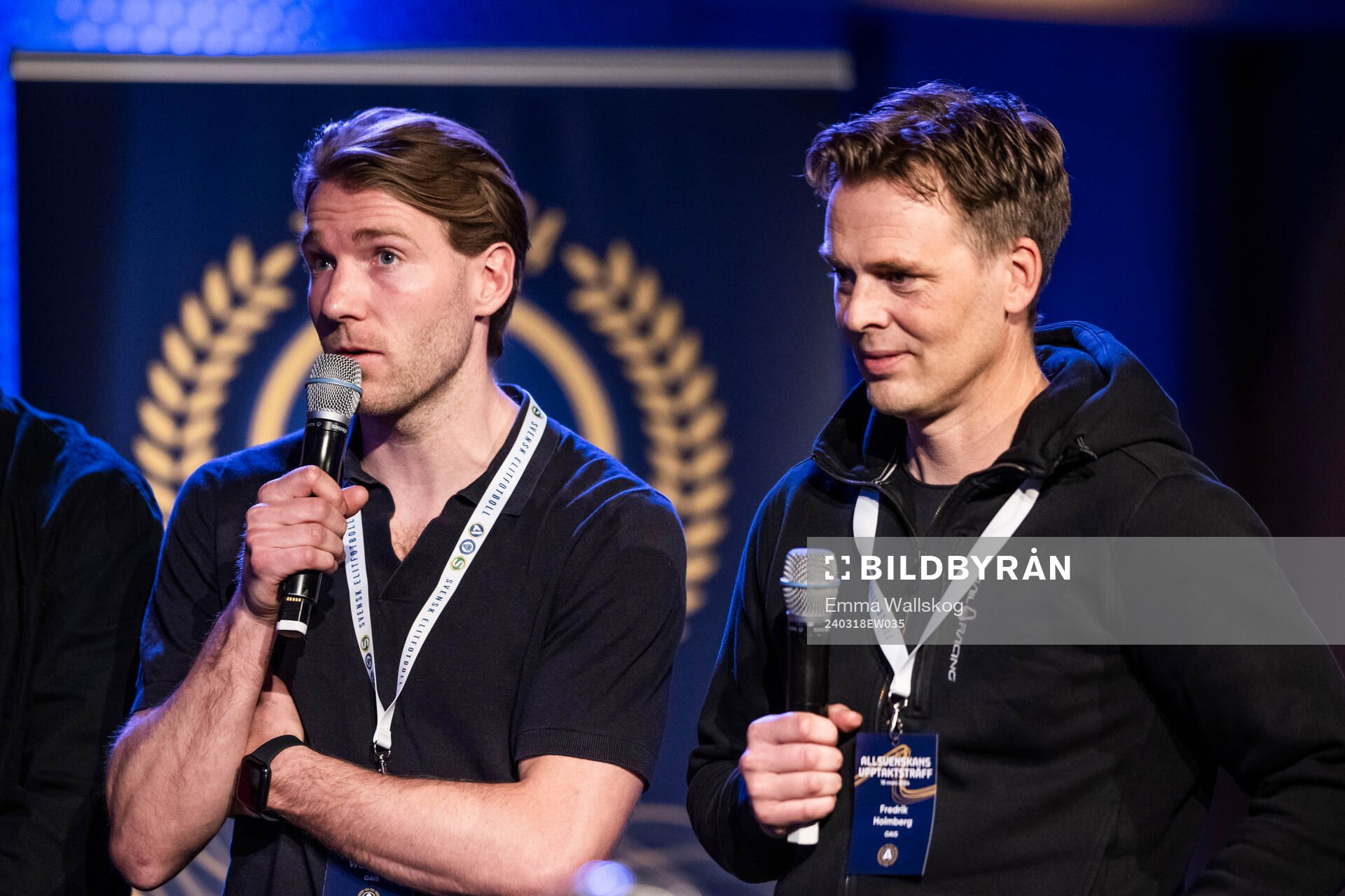 August Wängberg, GAIS, och Fredrik Holmberg, GAIS