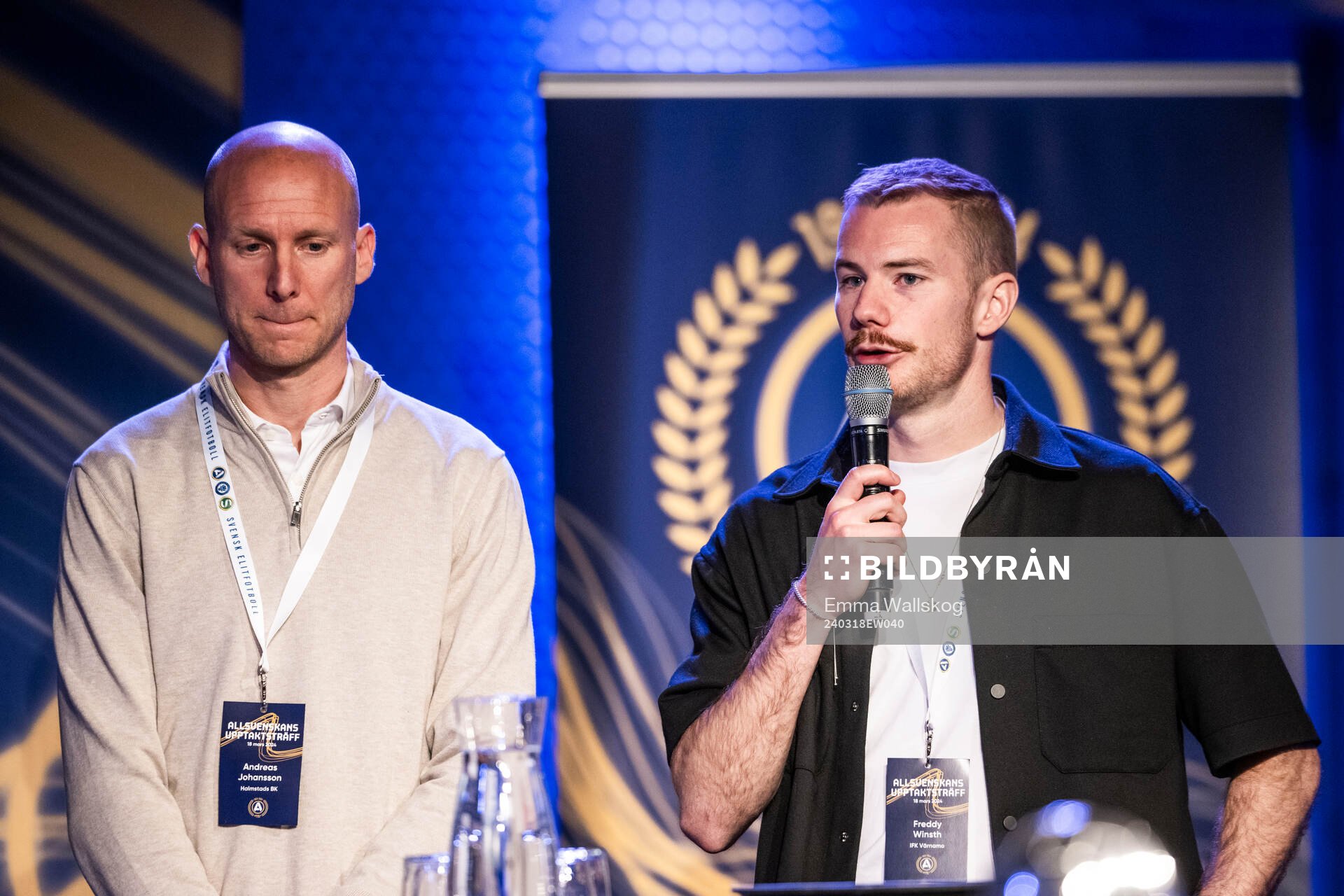 Andreas Johansson, Halmstad, och Freddy Winsth, Värnamo