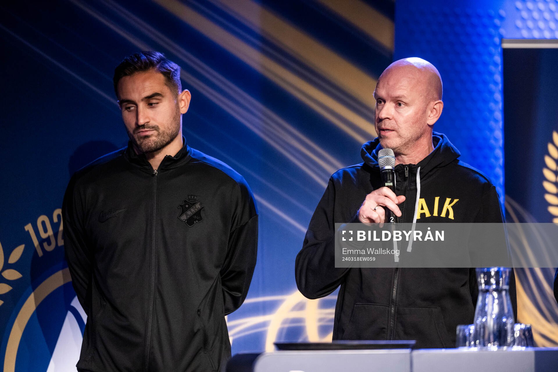 Sotirios Papagiannopoulos, AIK, och Henning Berg, AIK