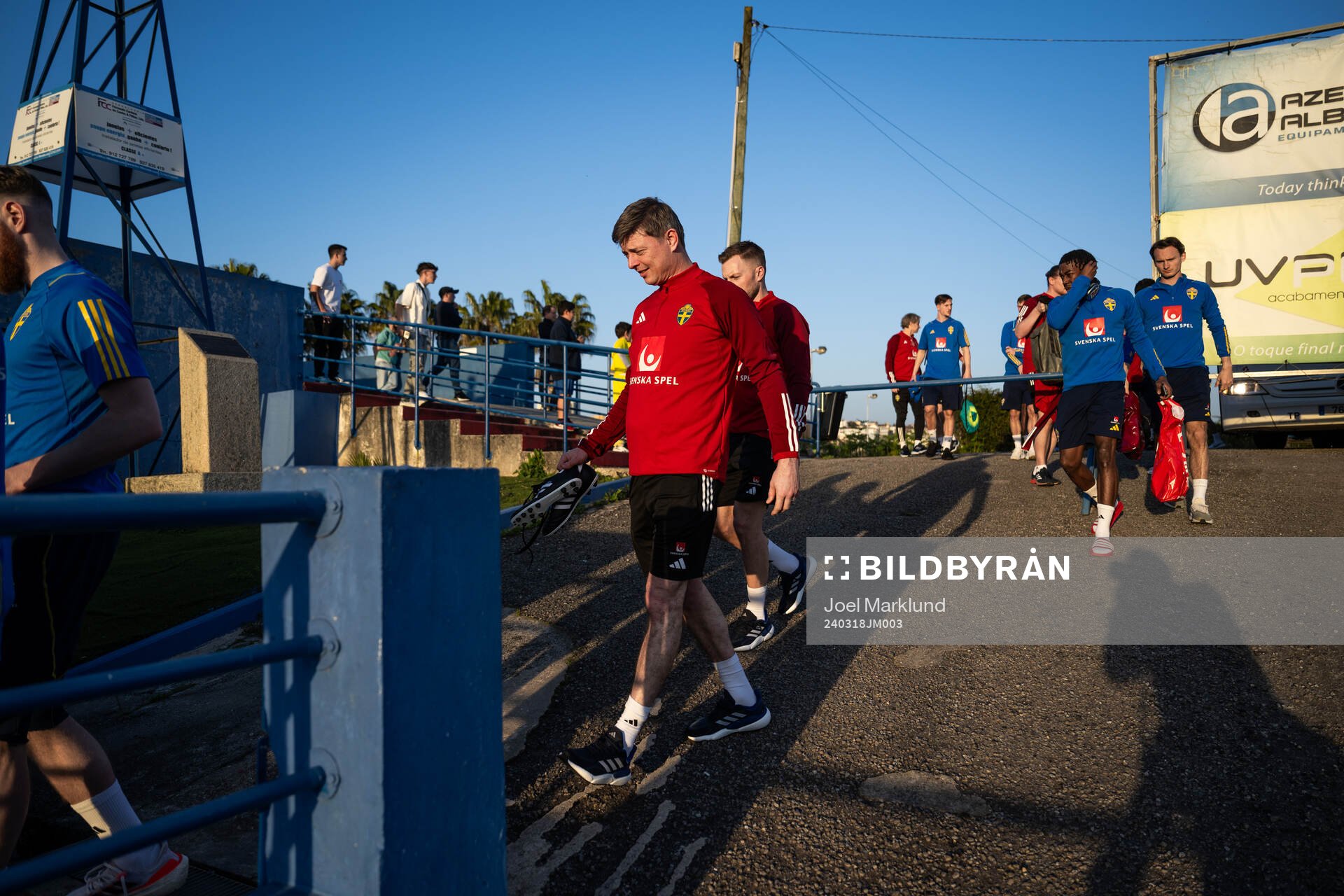 Head coach Jon Dahl Tomasson of the Swedish men's national