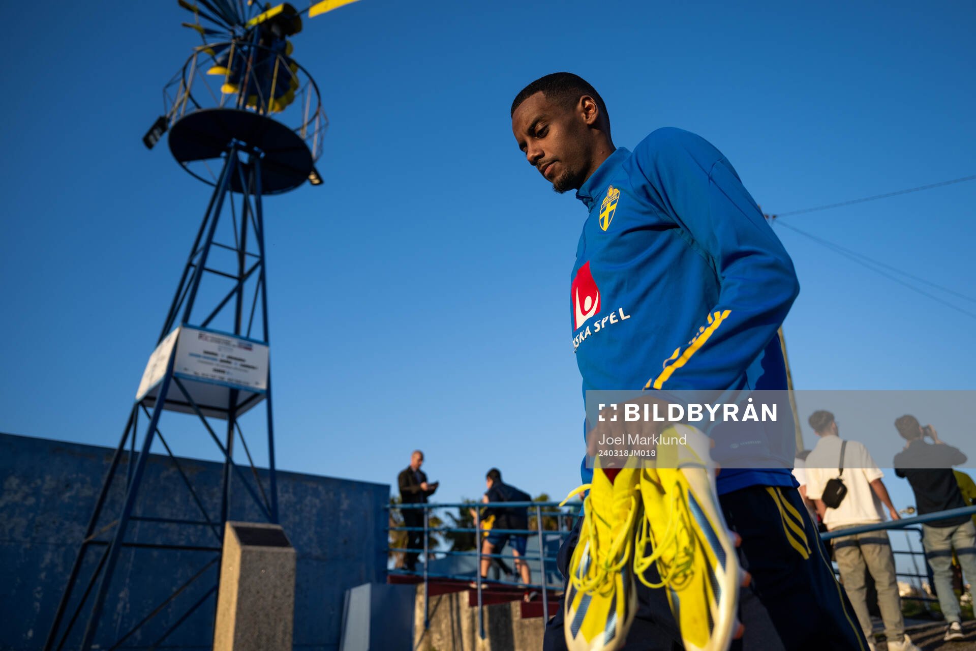 Alexander Isak of the Swedish men's national football team