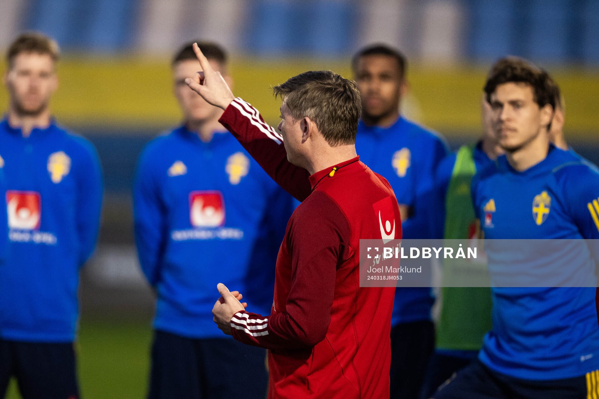 Head coach Jon Dahl Tomasson of the Swedish men's national