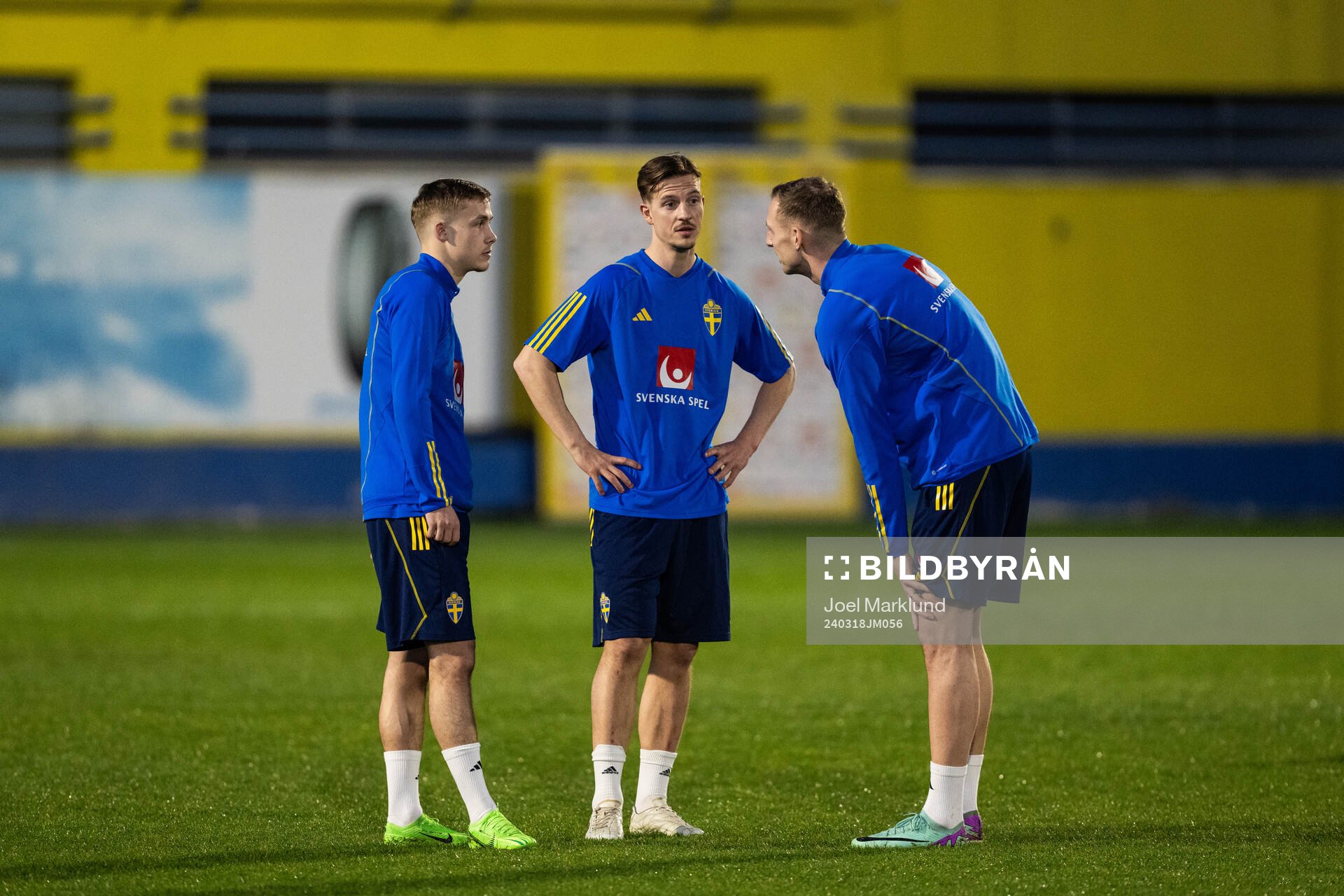 Jacob Ondrejka, Simon Olsson and Gustaf Nilsson of the