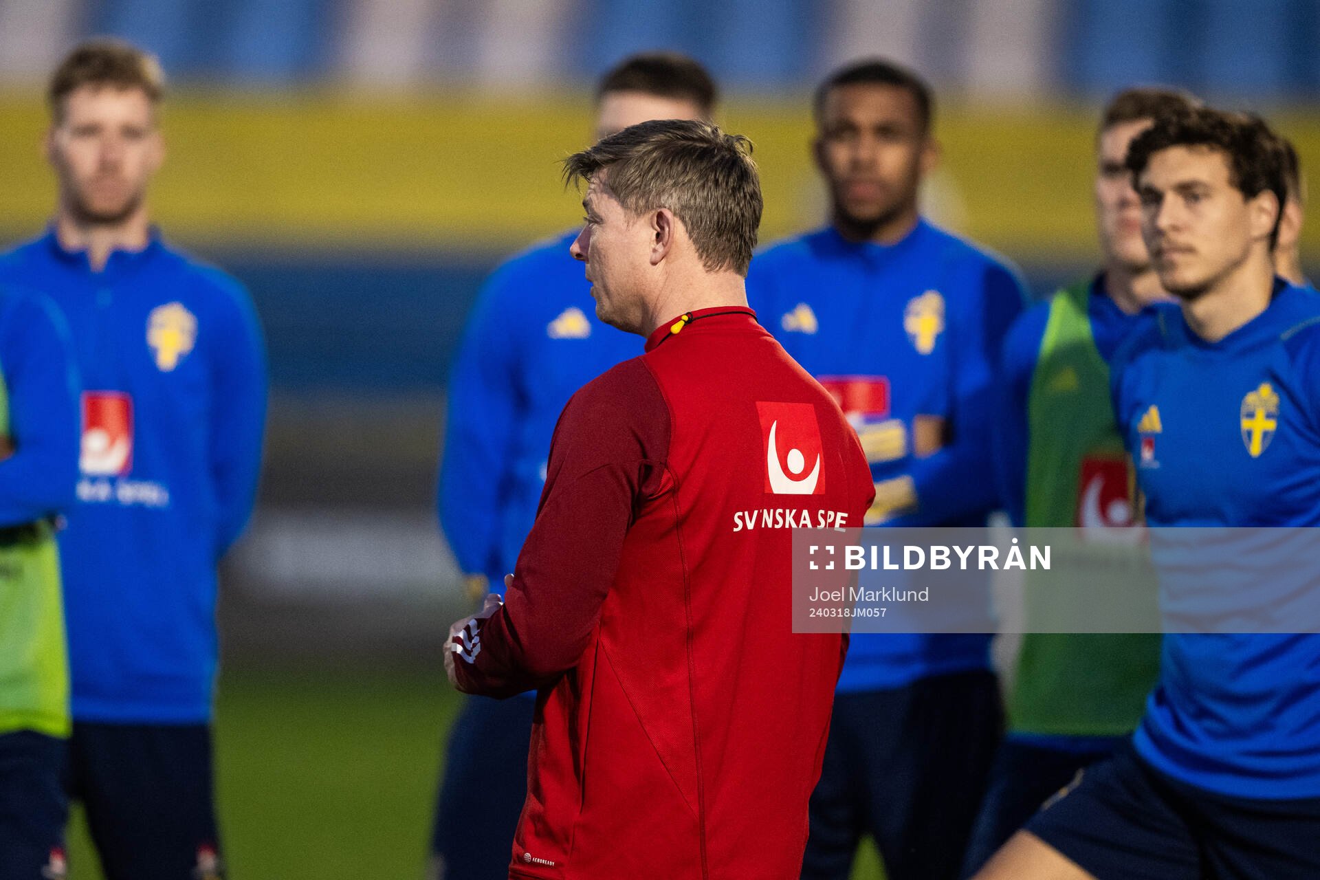 Head coach Jon Dahl Tomasson of the Swedish men's national