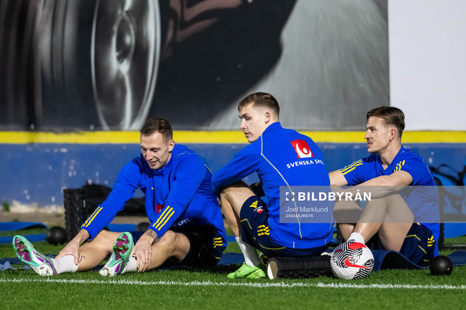 Gustaf Nilsson, Jacob Ondrejka and Simon Olsson of the