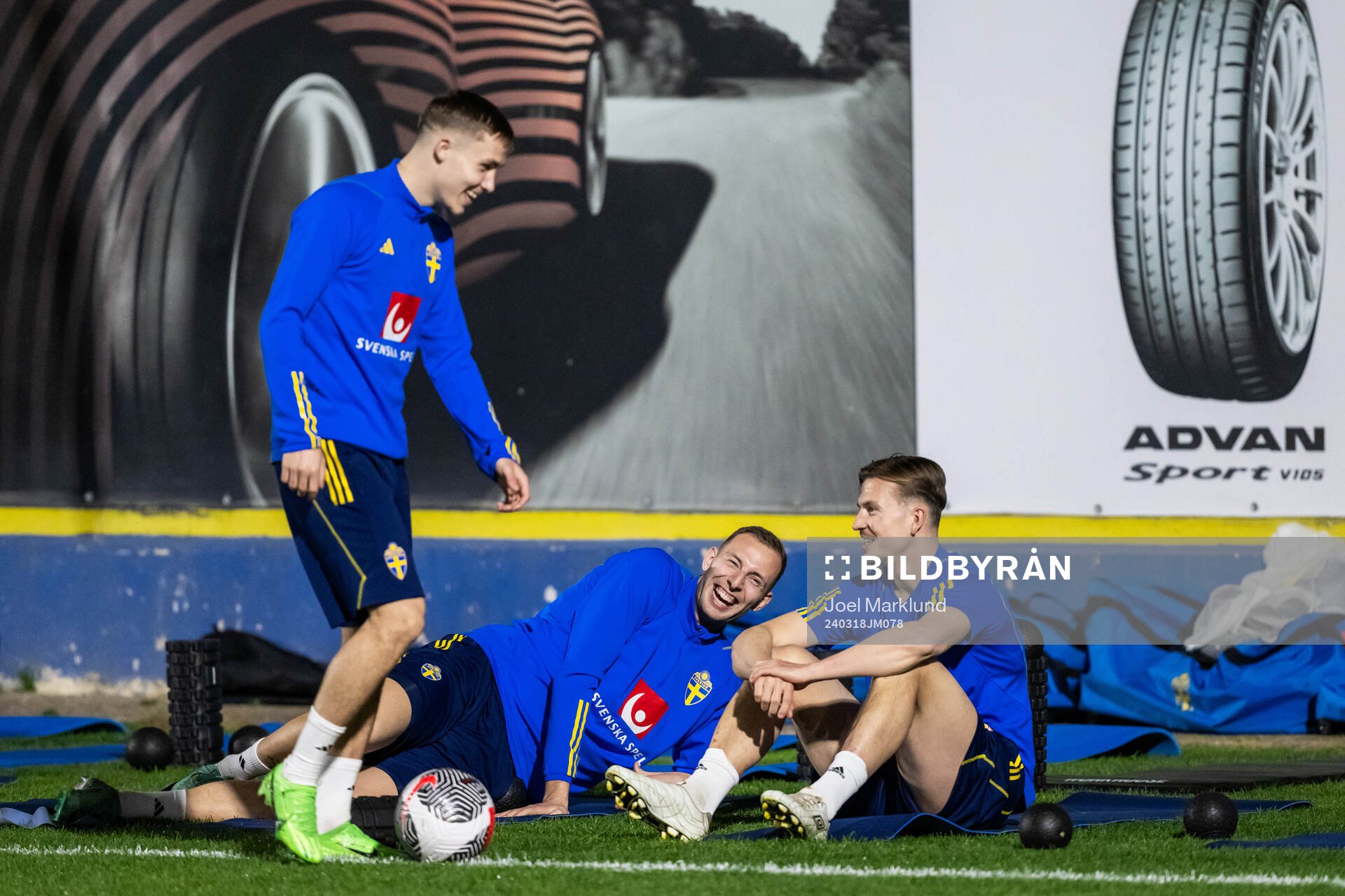 Gustaf Nilsson, Jacob Ondrejka and Simon Olsson of the