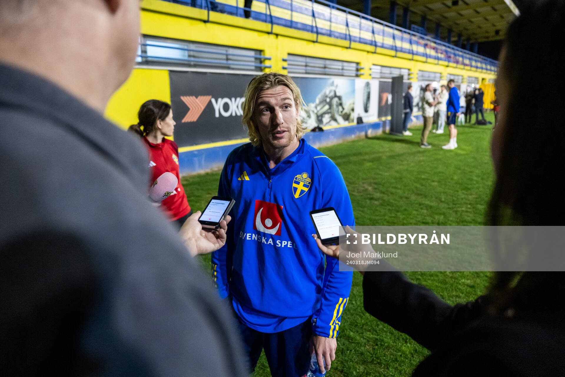 Emil Forsberg of the Swedish men's national football team