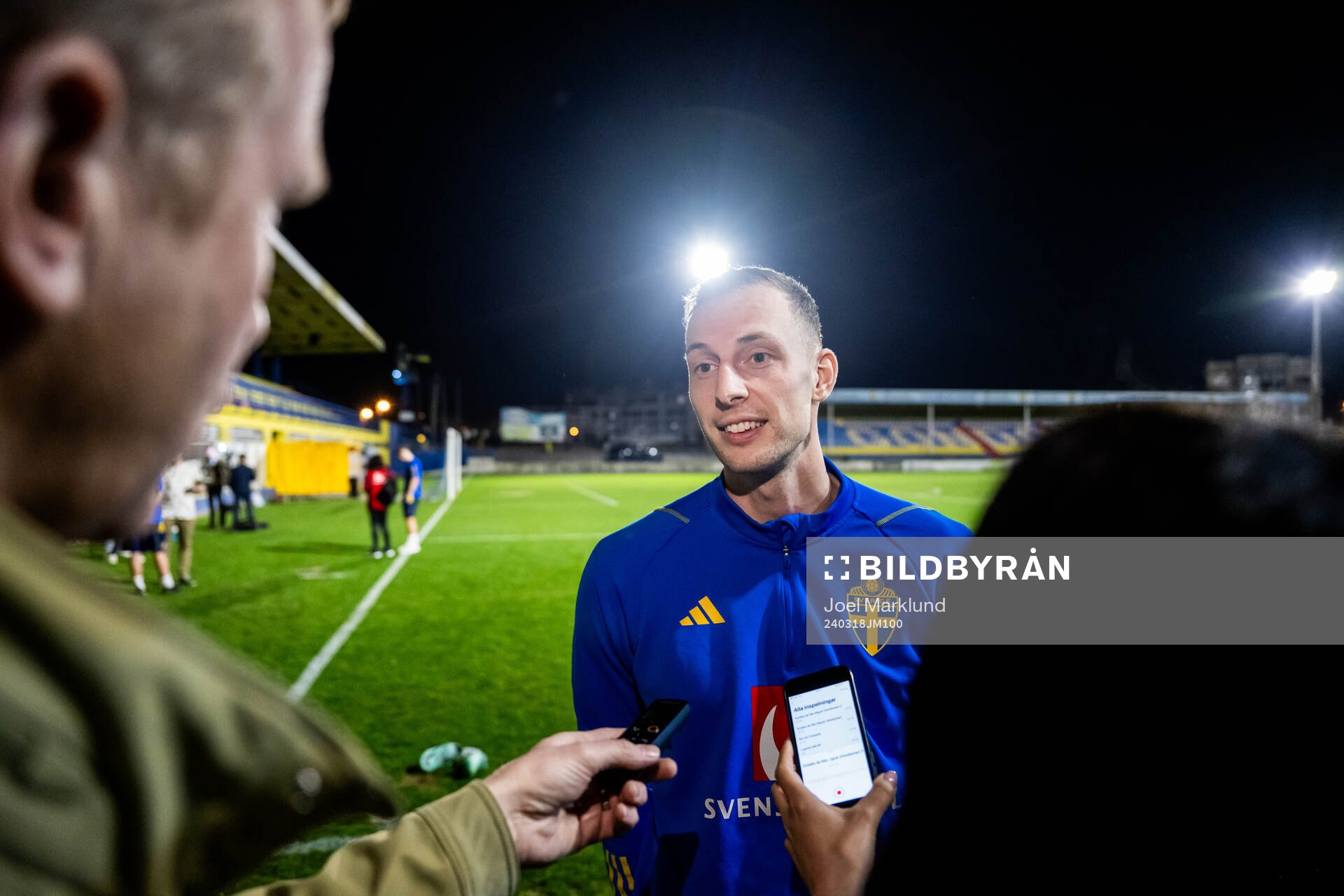 Gustaf Nilsson of the Swedish men's national football team