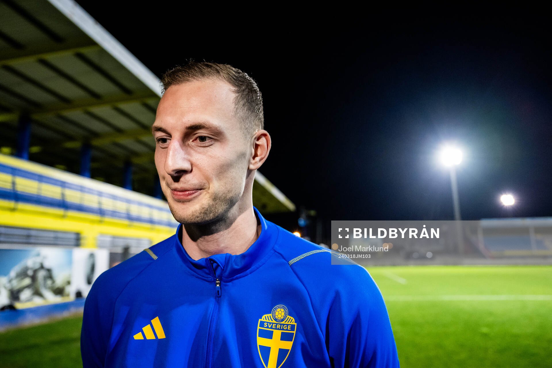 Gustaf Nilsson of the Swedish men's national football team