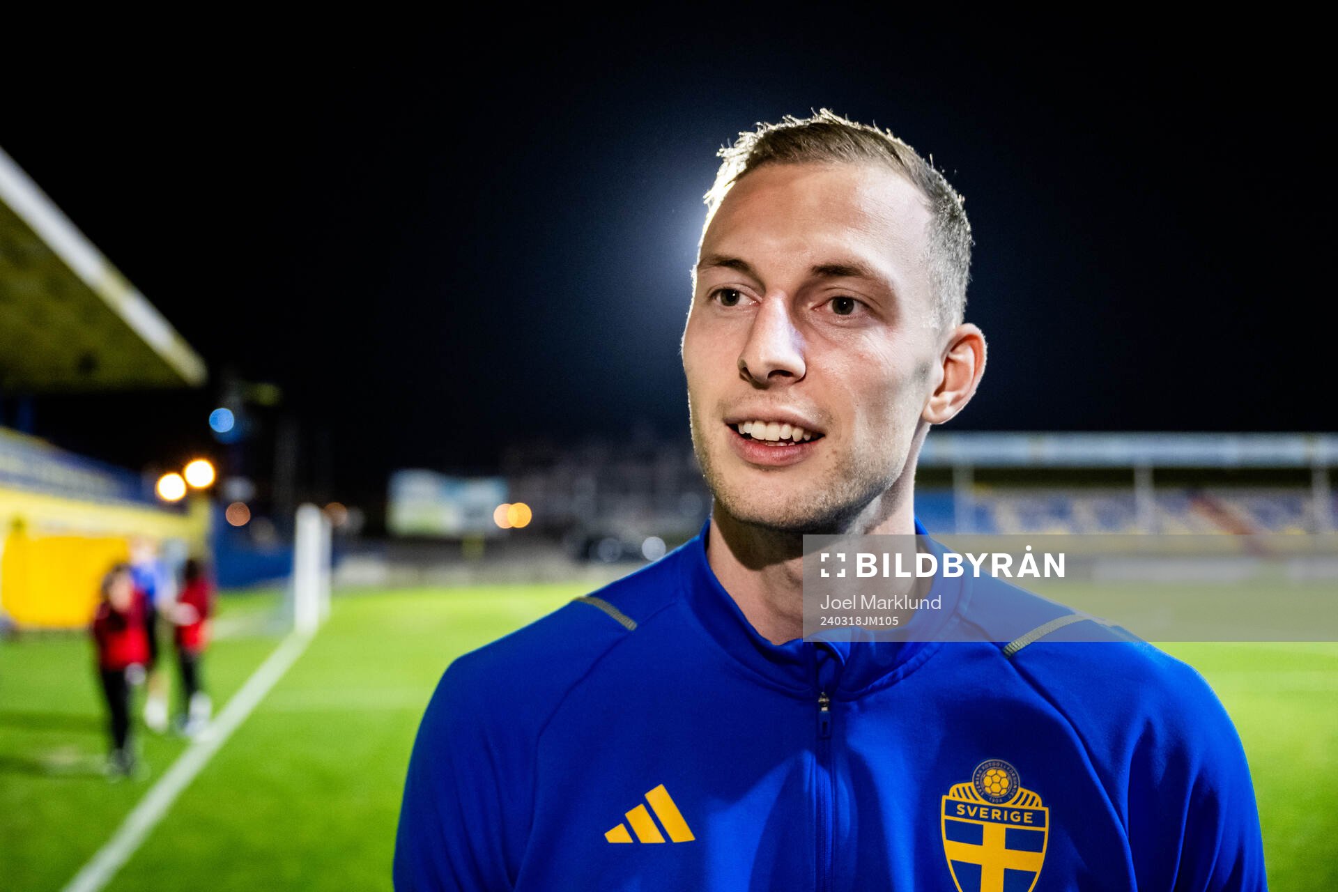 Gustaf Nilsson of the Swedish men's national football team