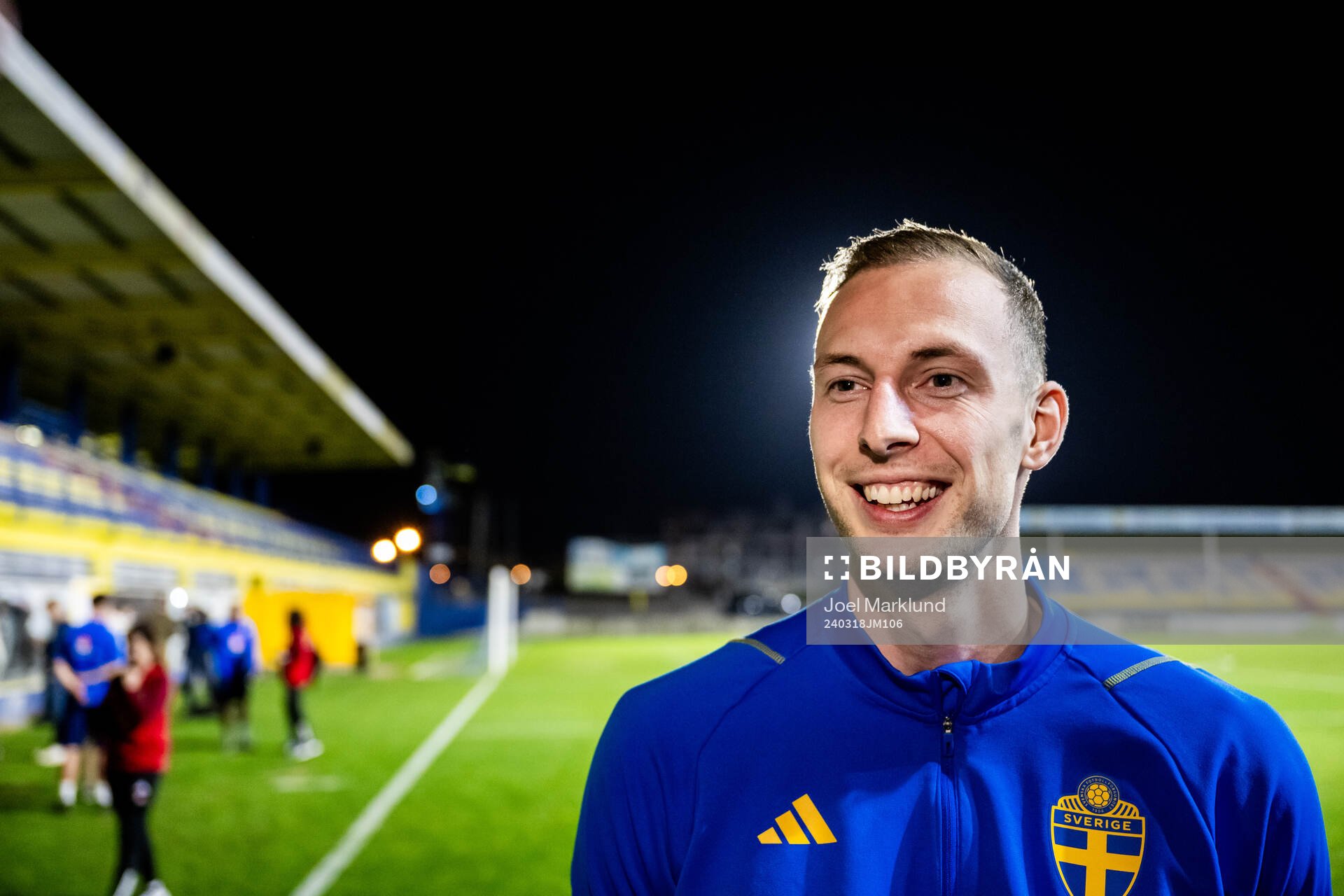 Gustaf Nilsson of the Swedish men's national football team