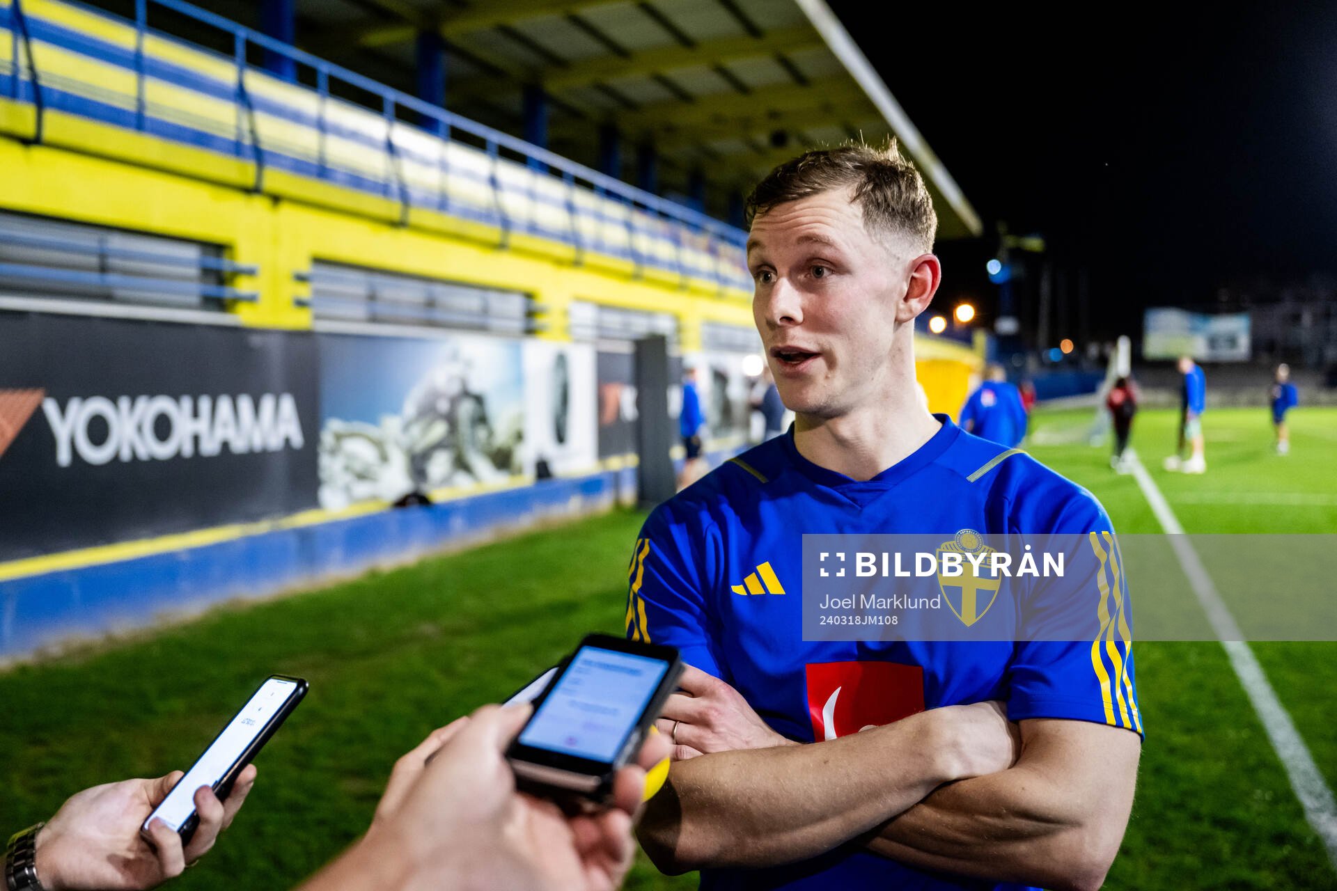 Emil Krafth of the Swedish men's national football team