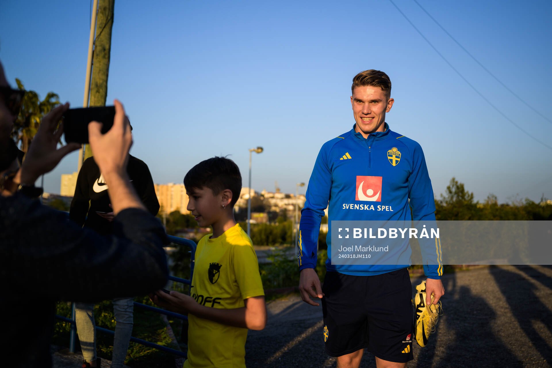 Viktor Gyökeres of the Swedish men's national football team