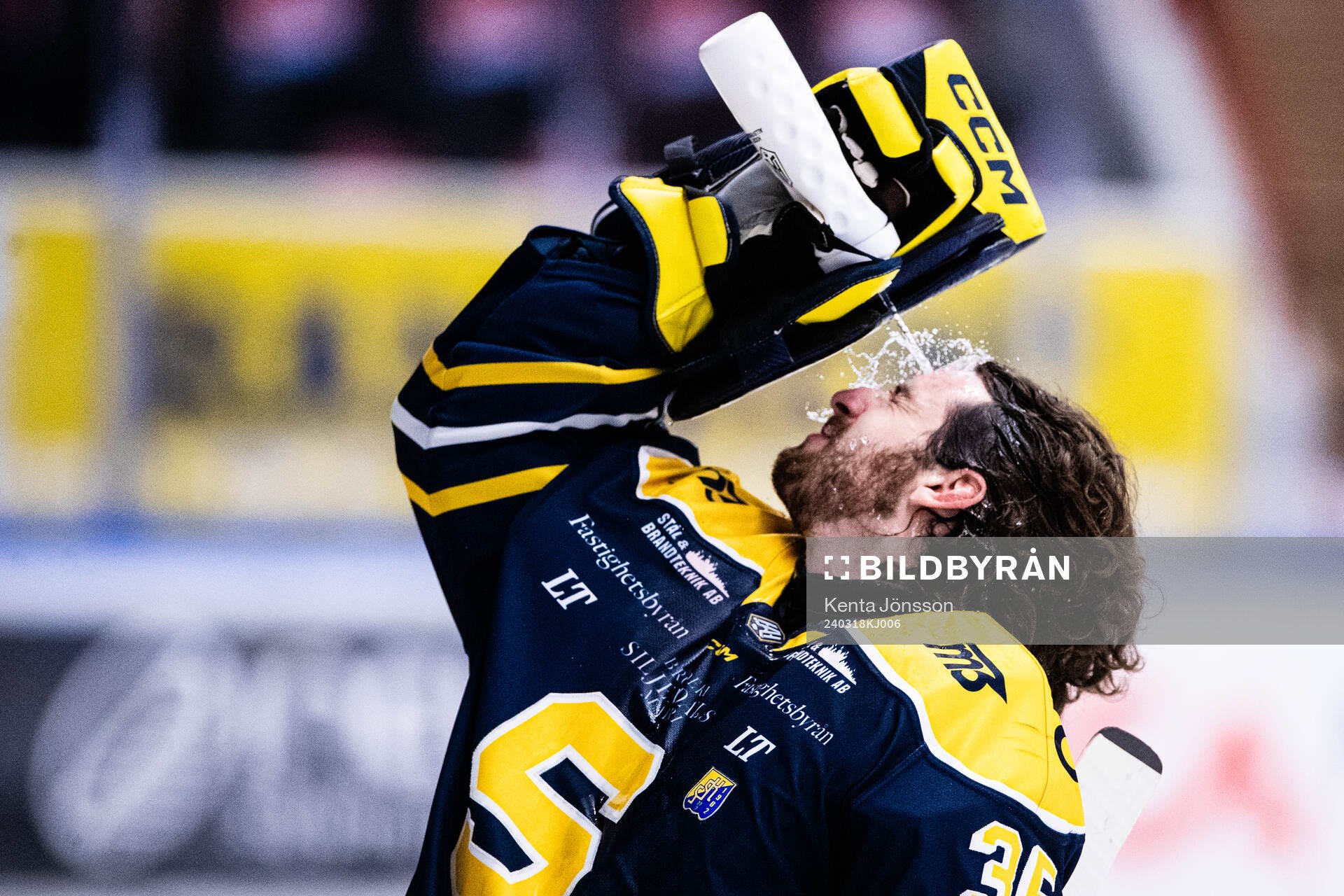 Södertäljes målvakt Tomas Sholl