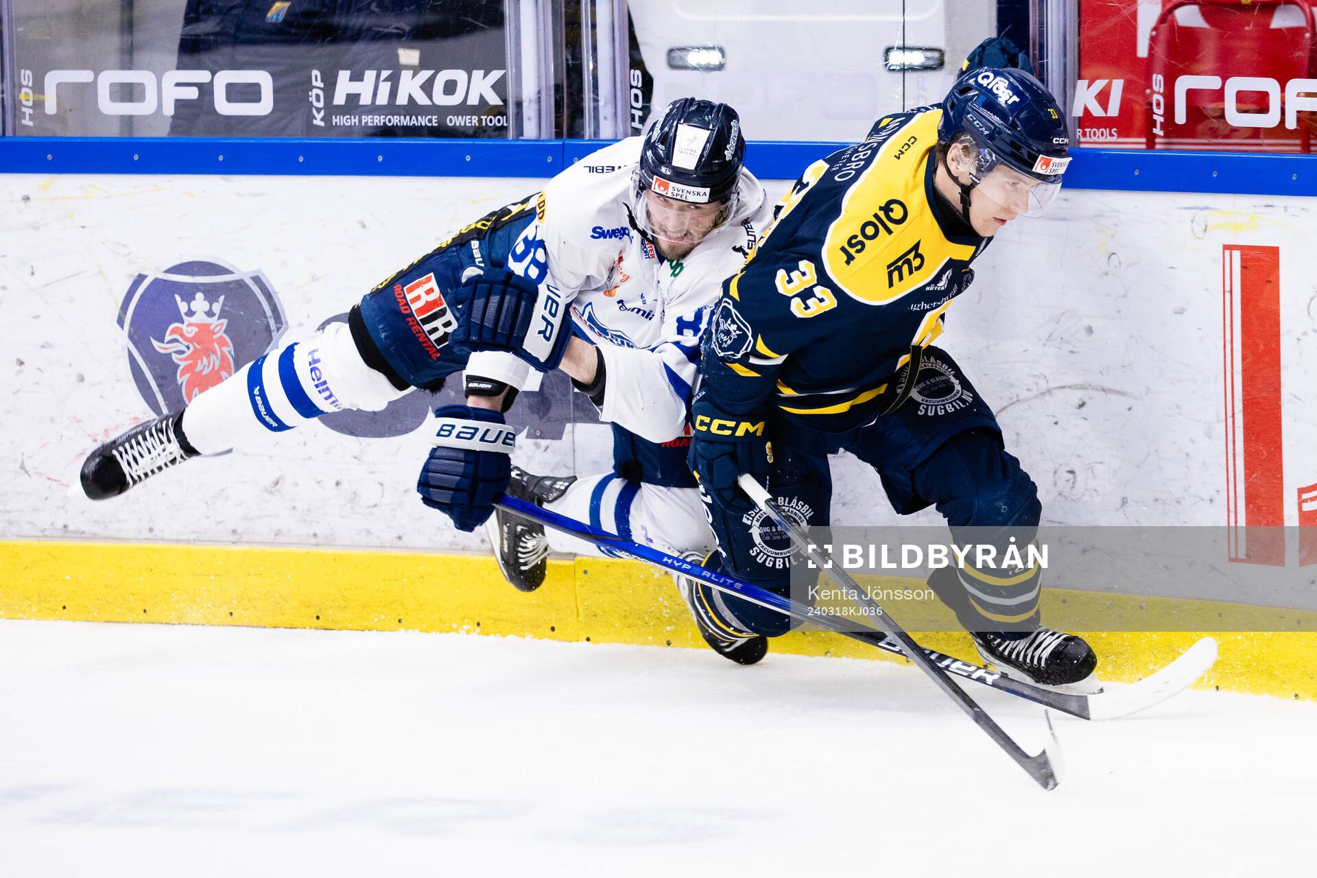 Karlskogas Jesper Kokkonen och Södertäljes Filiph Engsund
