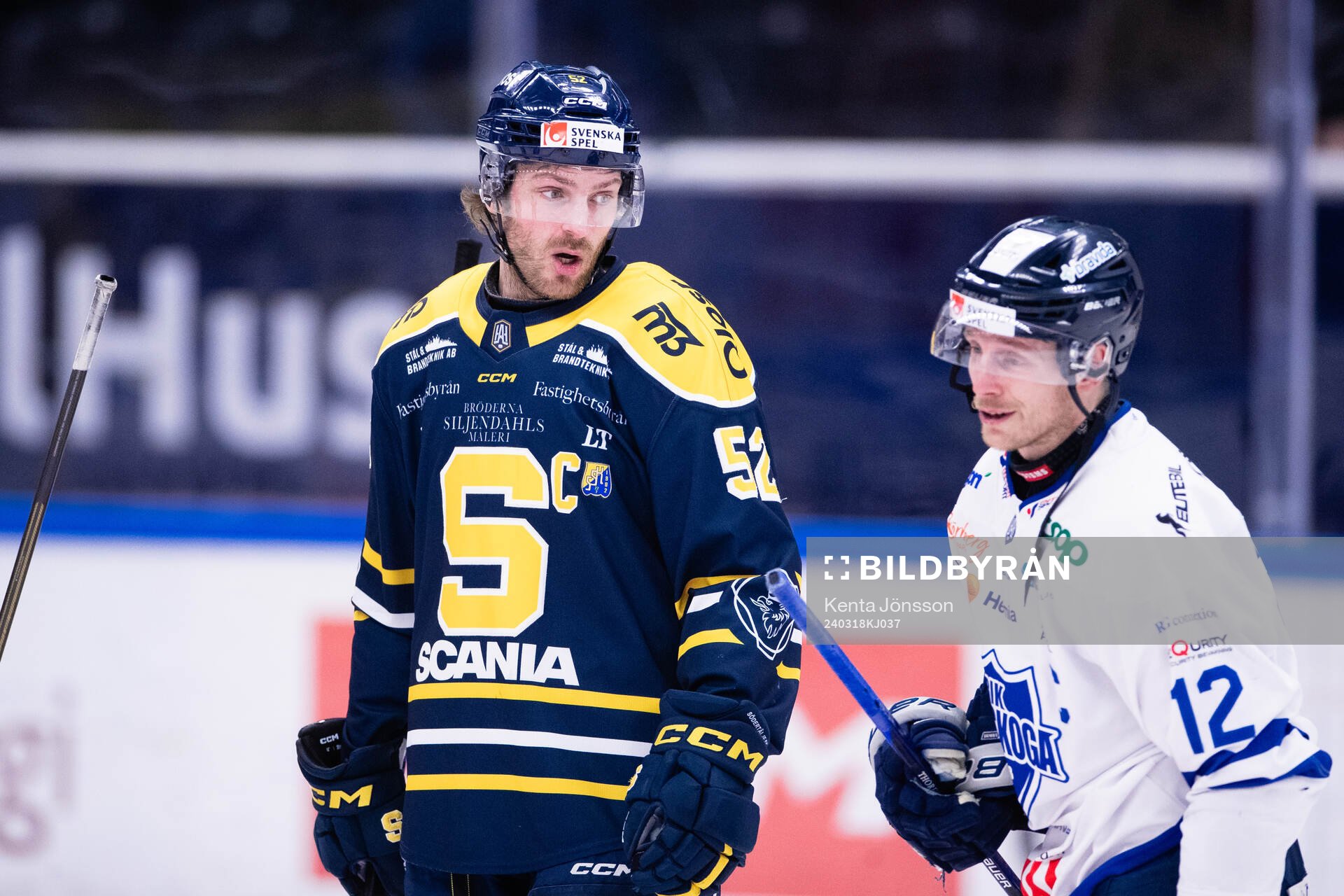 Södertäljes Christopher Liljewall och Karlskogas Gustaf