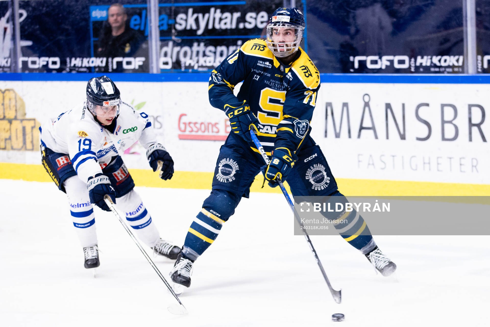Karlskogas Andre Edvardsen Simen och Södertäljes Dominic