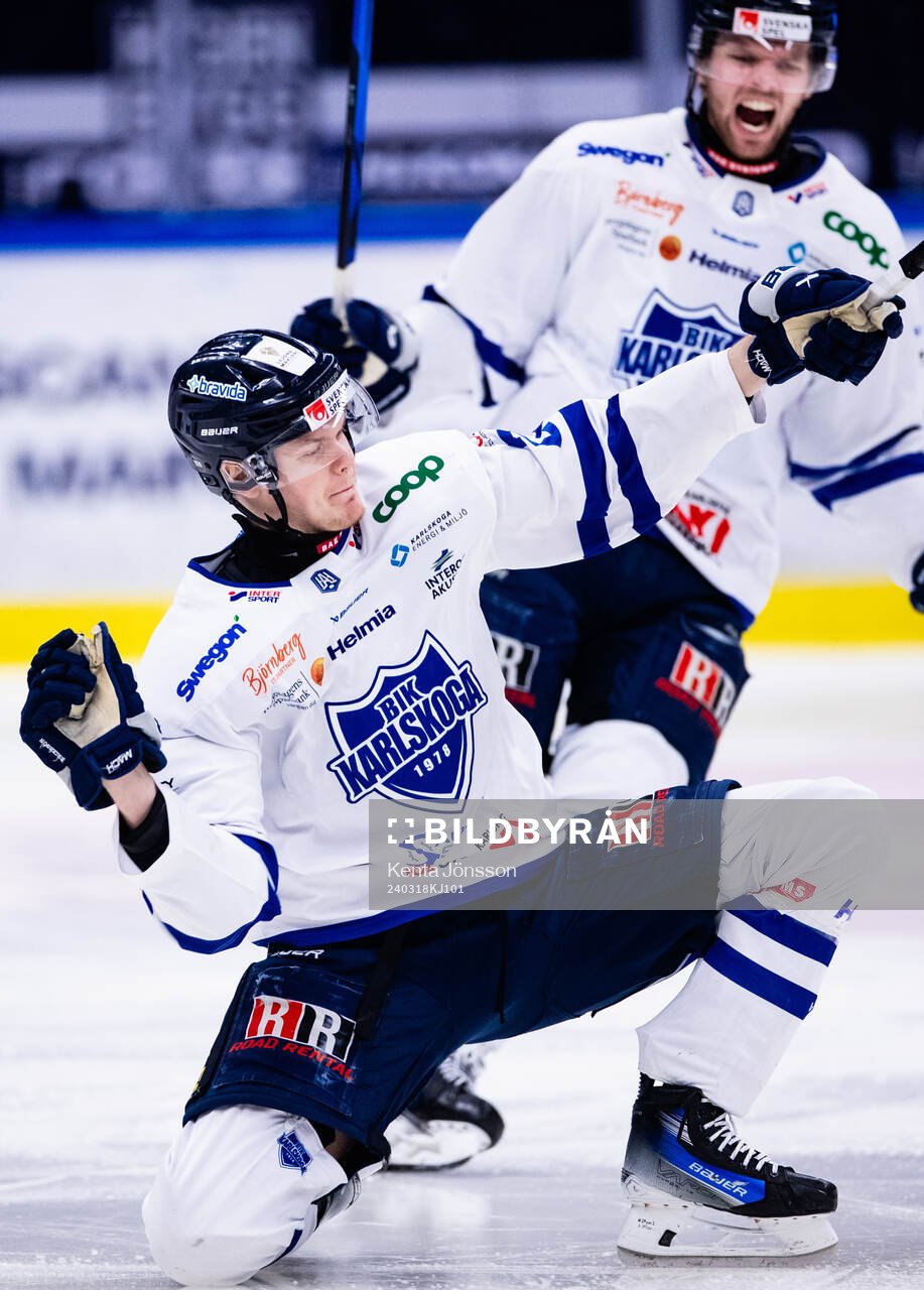 Karlskogas Albin Eriksson jublar