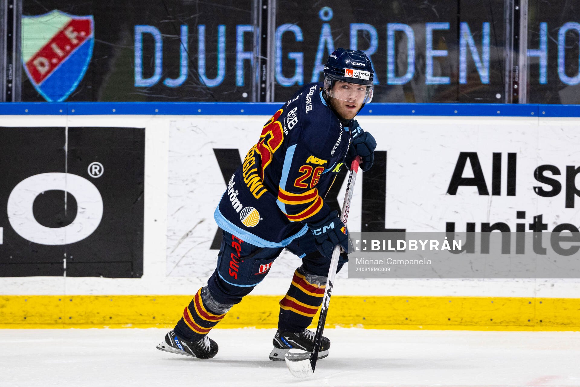 Djurgårdens Emil Berglund