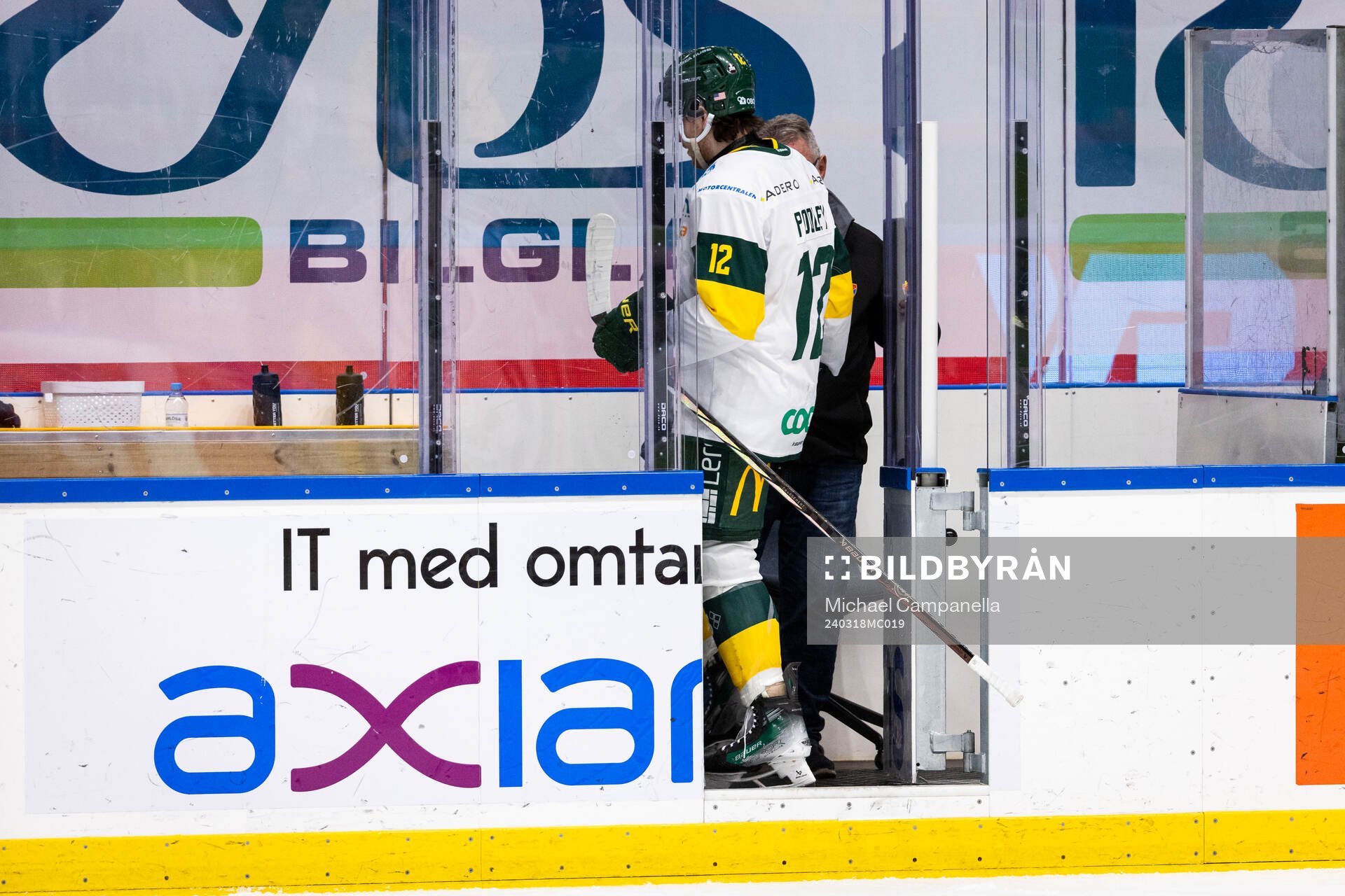 Björklövens Scott Pooley utvisad i två minuter för