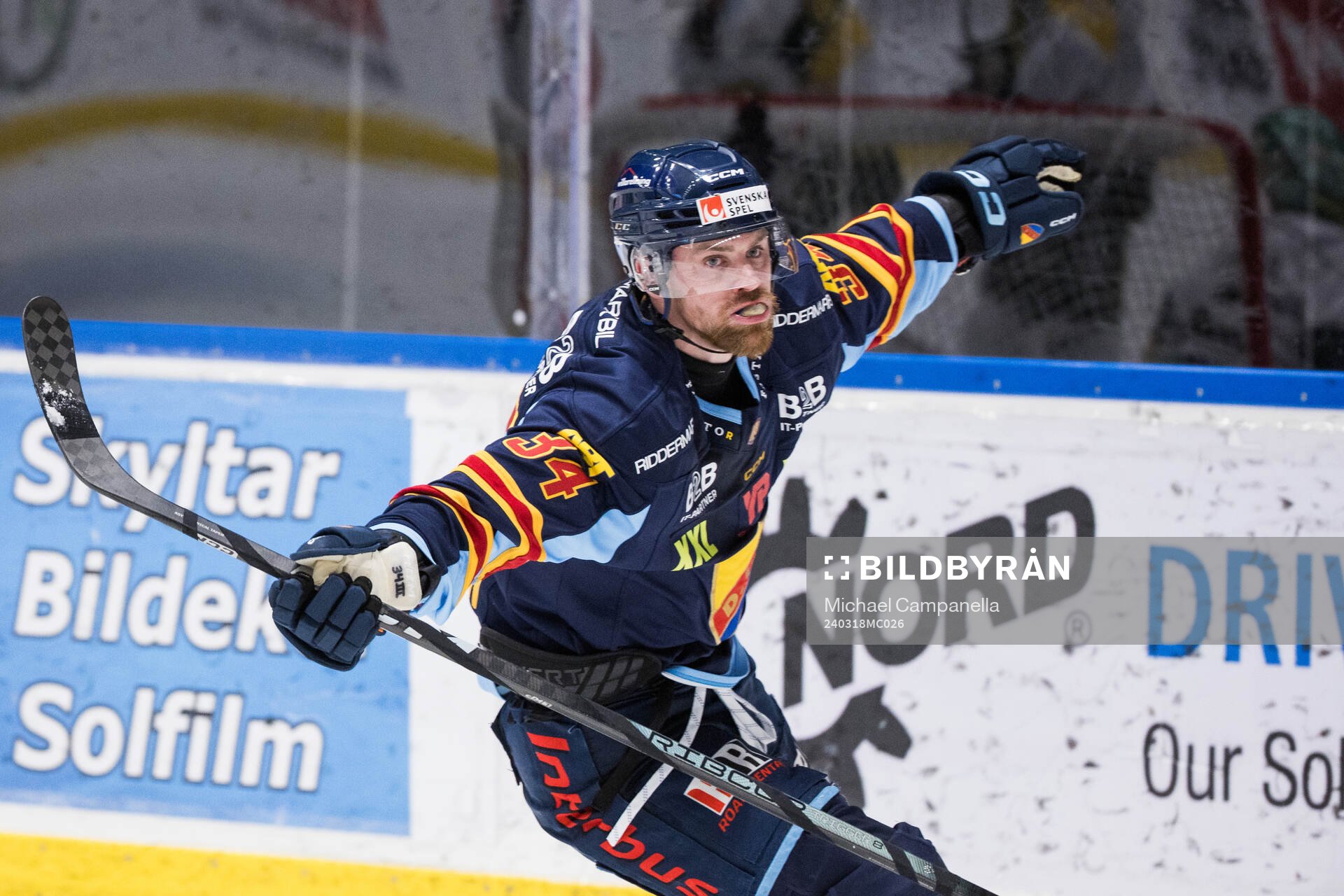 Djurgårdens Daniel Brodin jublar