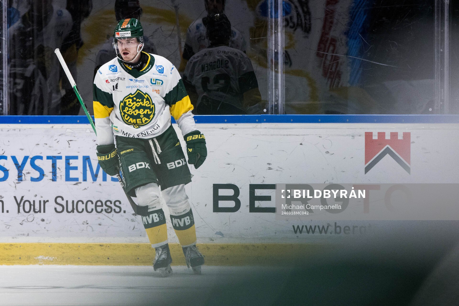 Björklövens Malte Sjögren jublar
