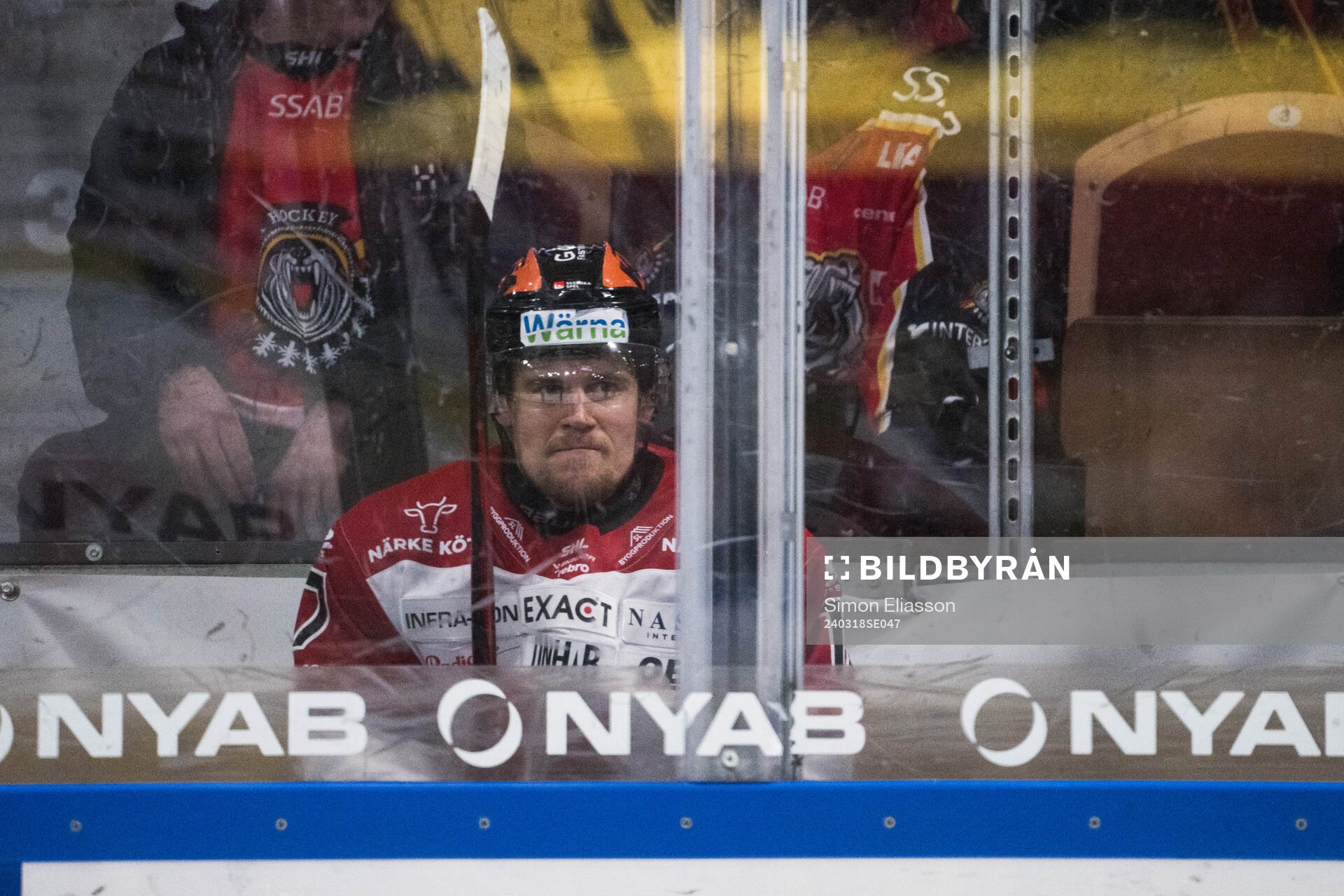 Örebros William Wikman i utvisningsbåset
