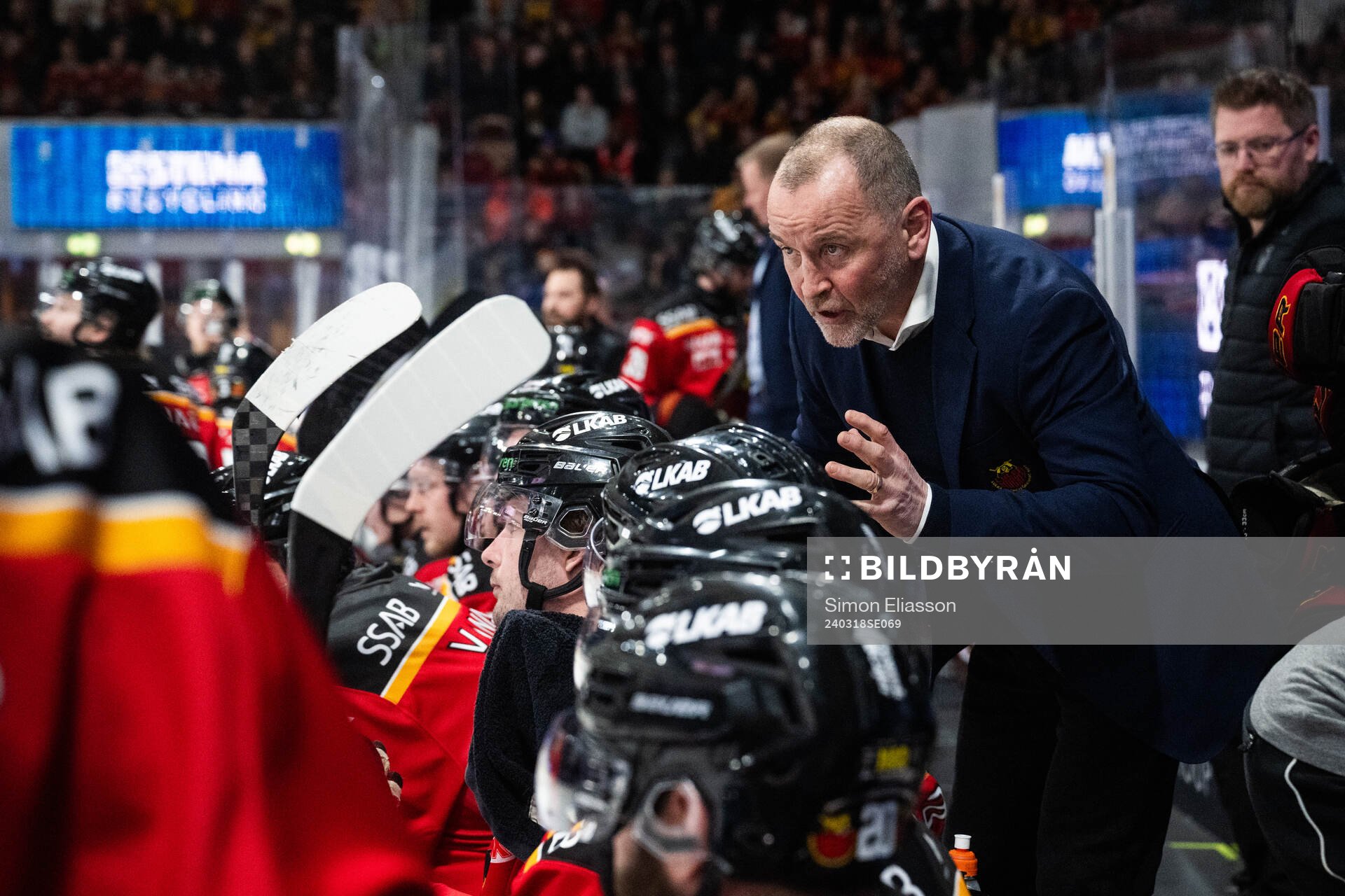 Luleås tränare Thomas Berglund