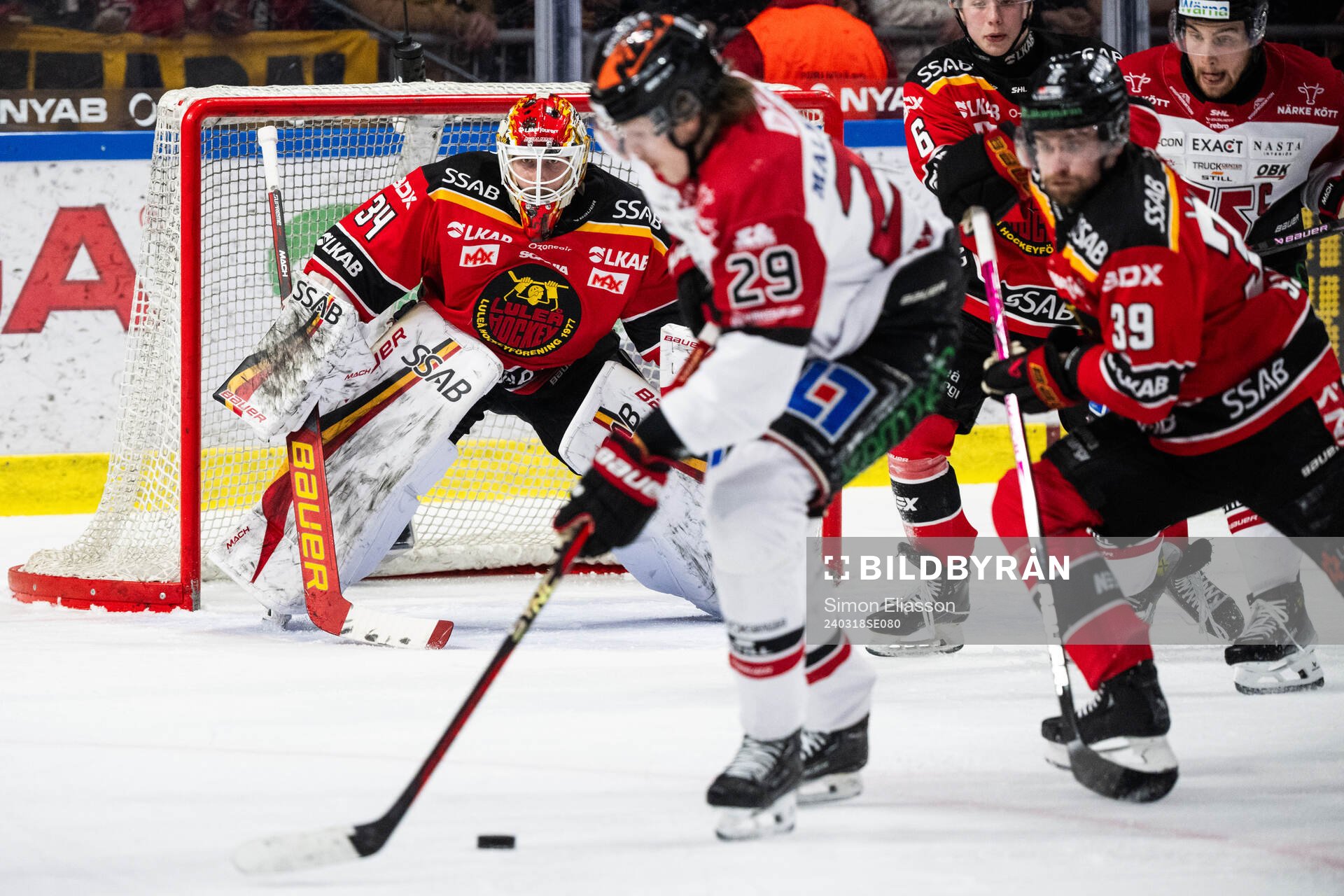 Luleås målvakt Joel Lassinantti
