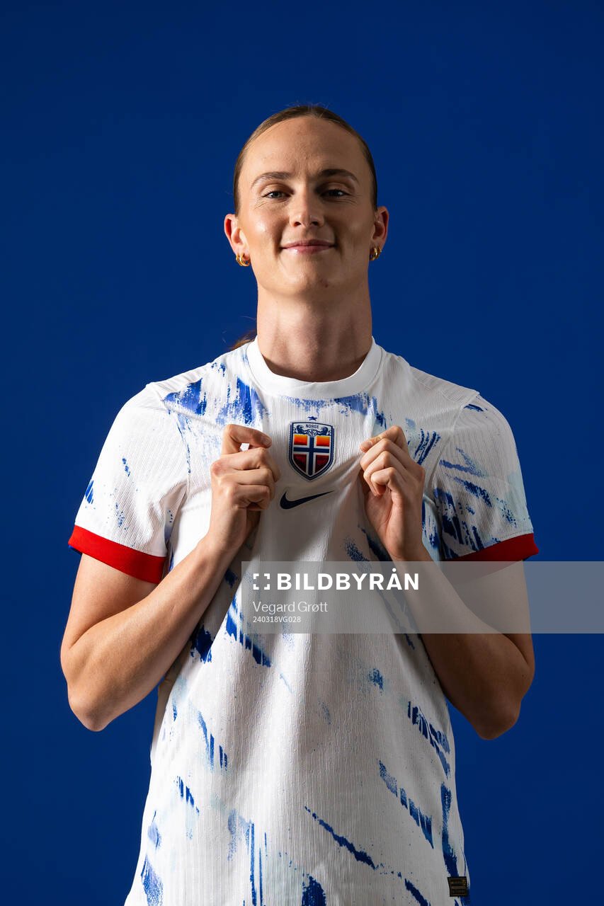 Caroline Graham Hansen of the Norwegian national football