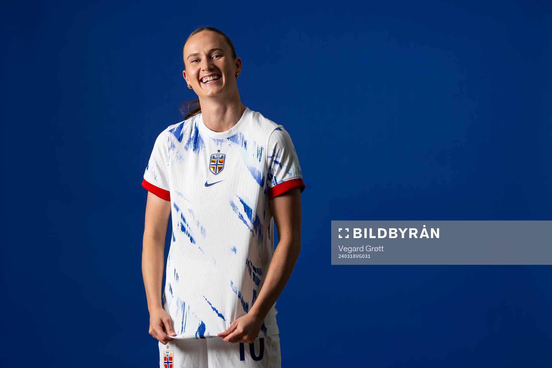 Caroline Graham Hansen of the Norwegian national football