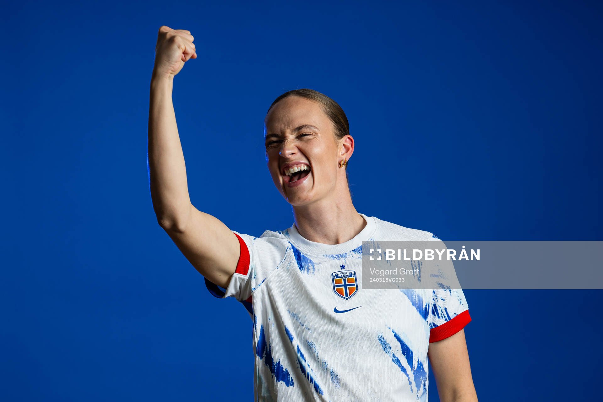 Caroline Graham Hansen of the Norwegian national football