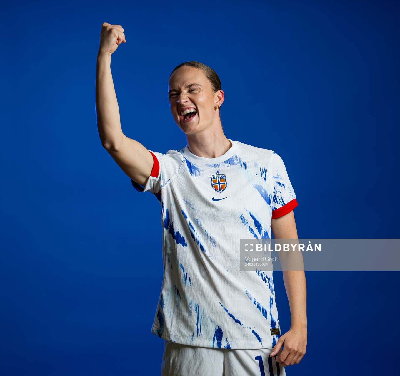 Caroline Graham Hansen of the Norwegian national football
