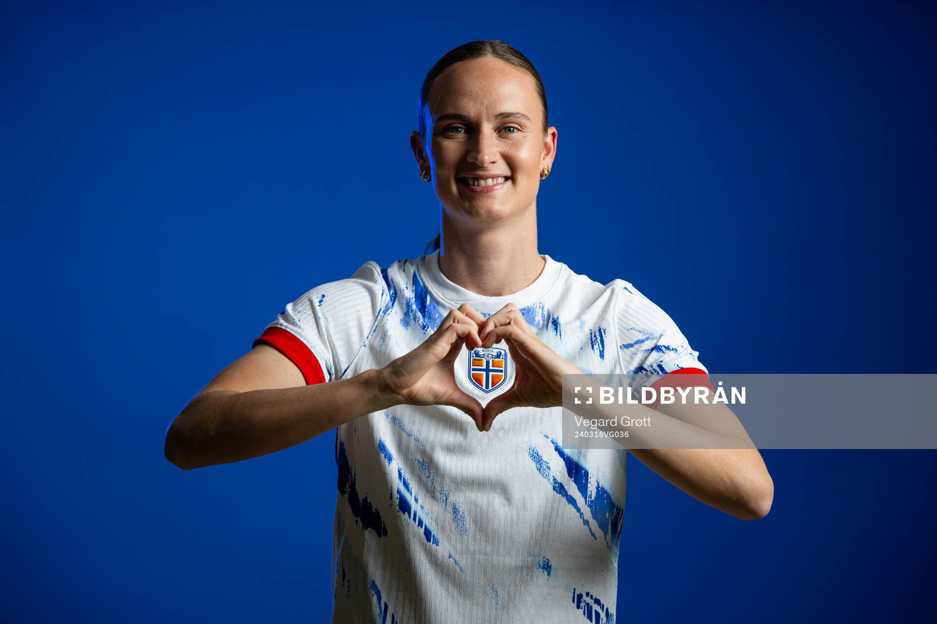 Caroline Graham Hansen of the Norwegian national football