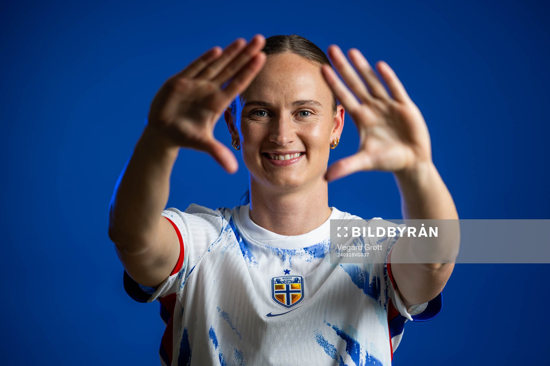 Caroline Graham Hansen of the Norwegian national football