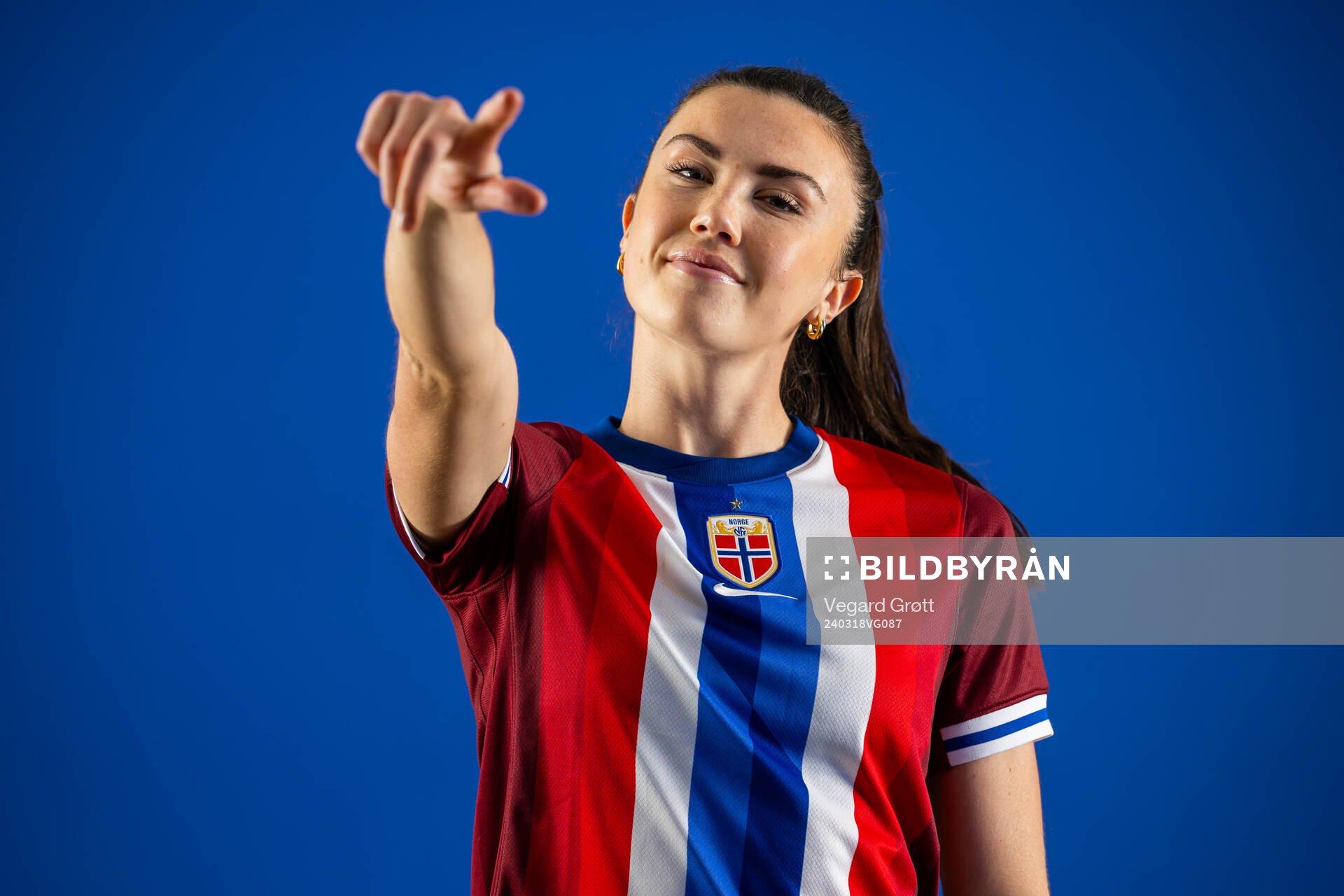Ingrid Syrstad Engen of the Norwegian national football